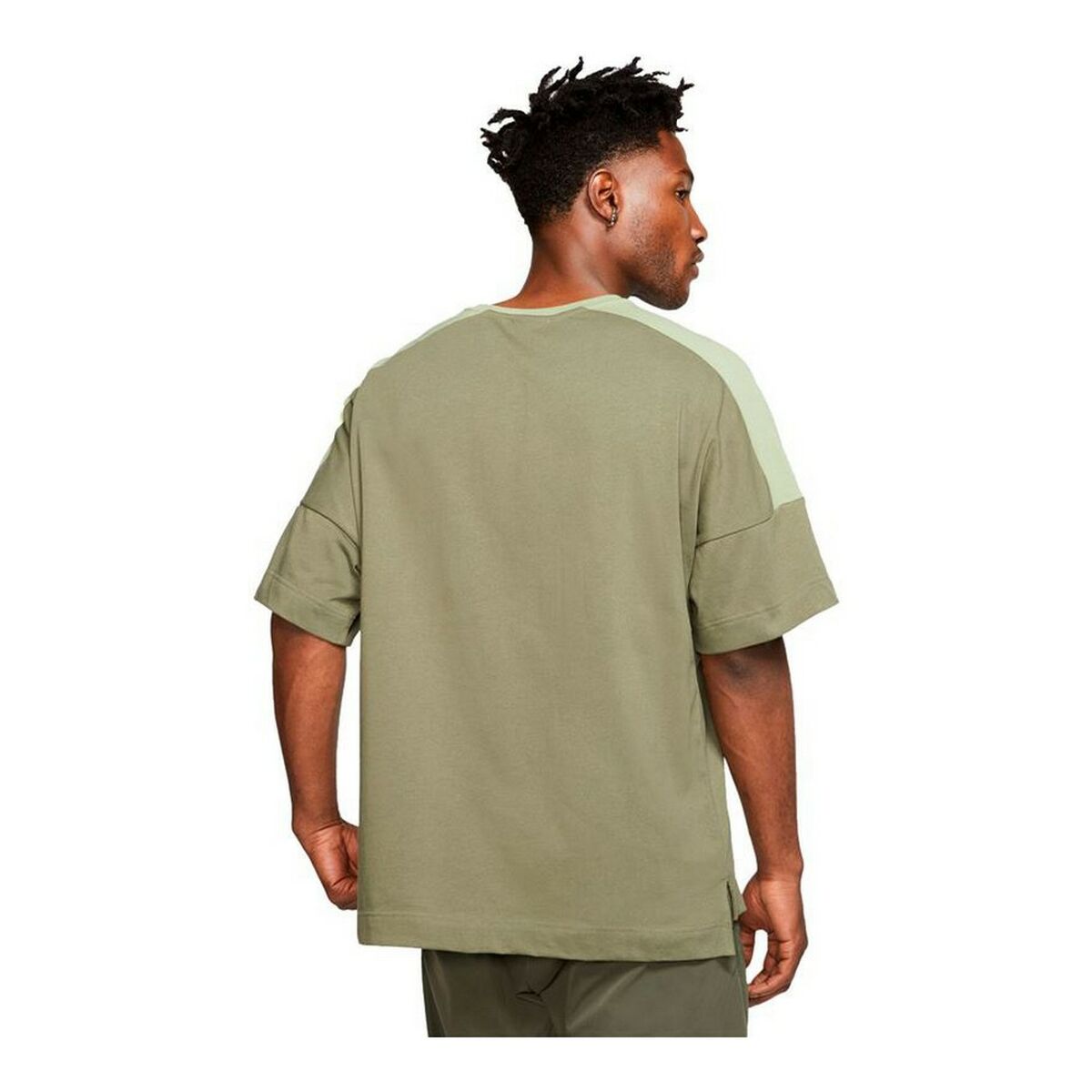 Camiseta de Manga Corta Hombre Nike Verde Turquesa