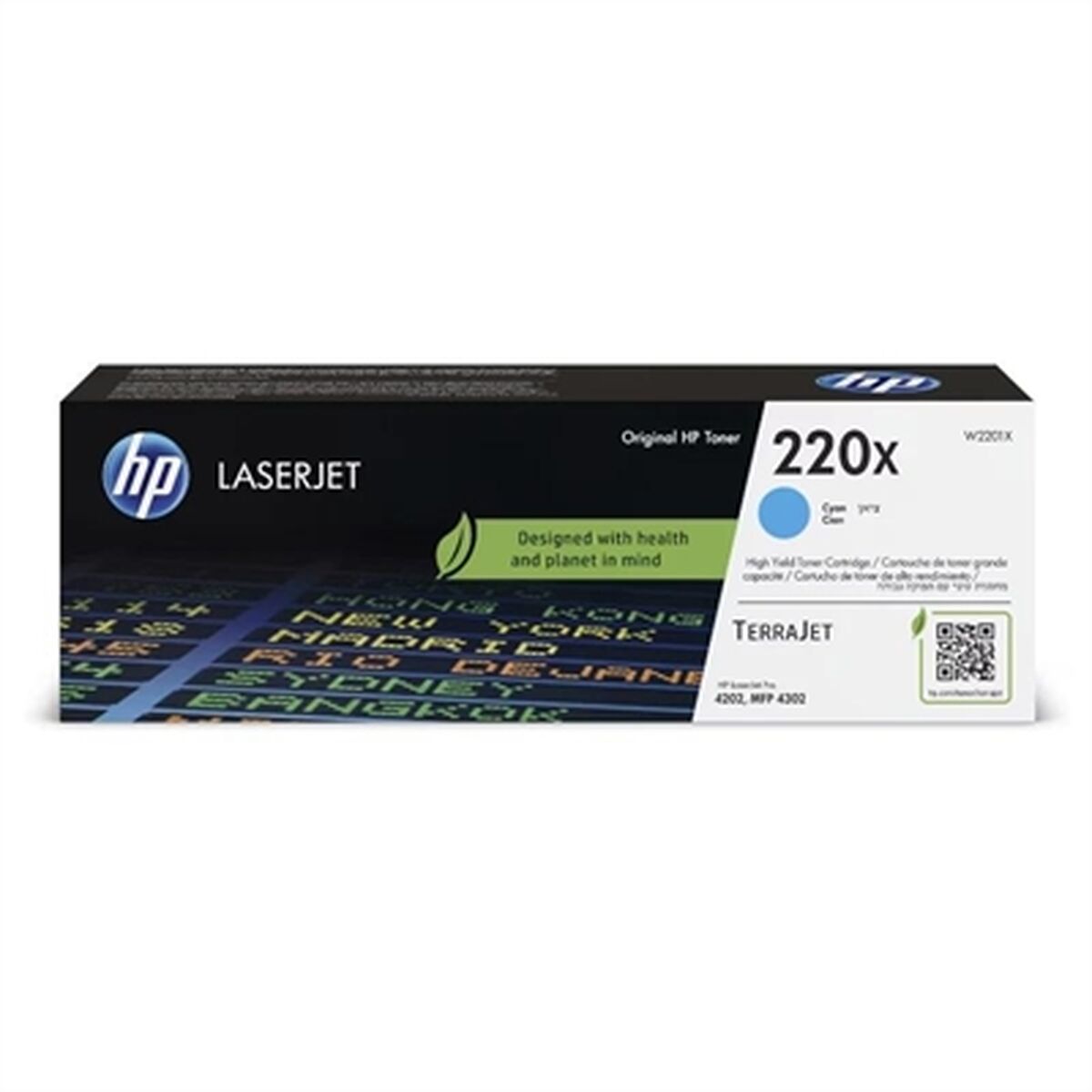 Image de Original Ink Cartridge HP W2201X Cyan (1 Unit)