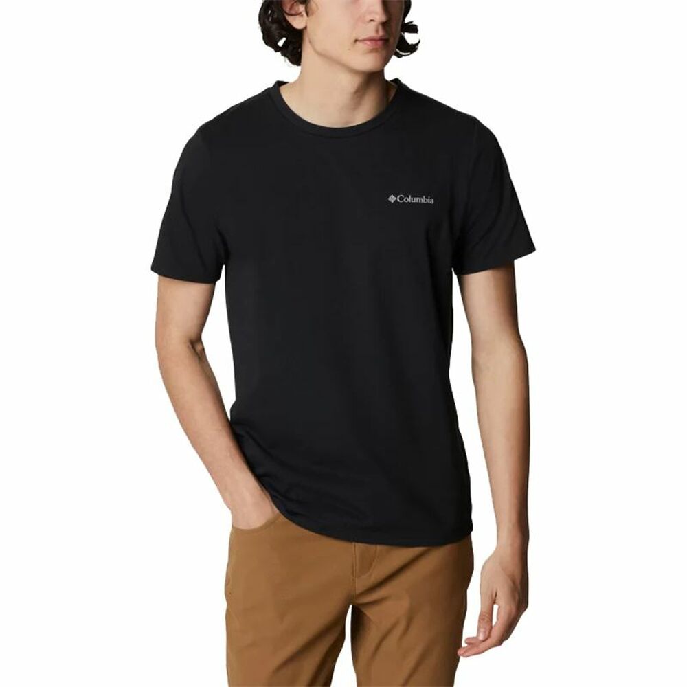 Men’s Short Sleeve T-Shirt Columbia Sun Trek Black
