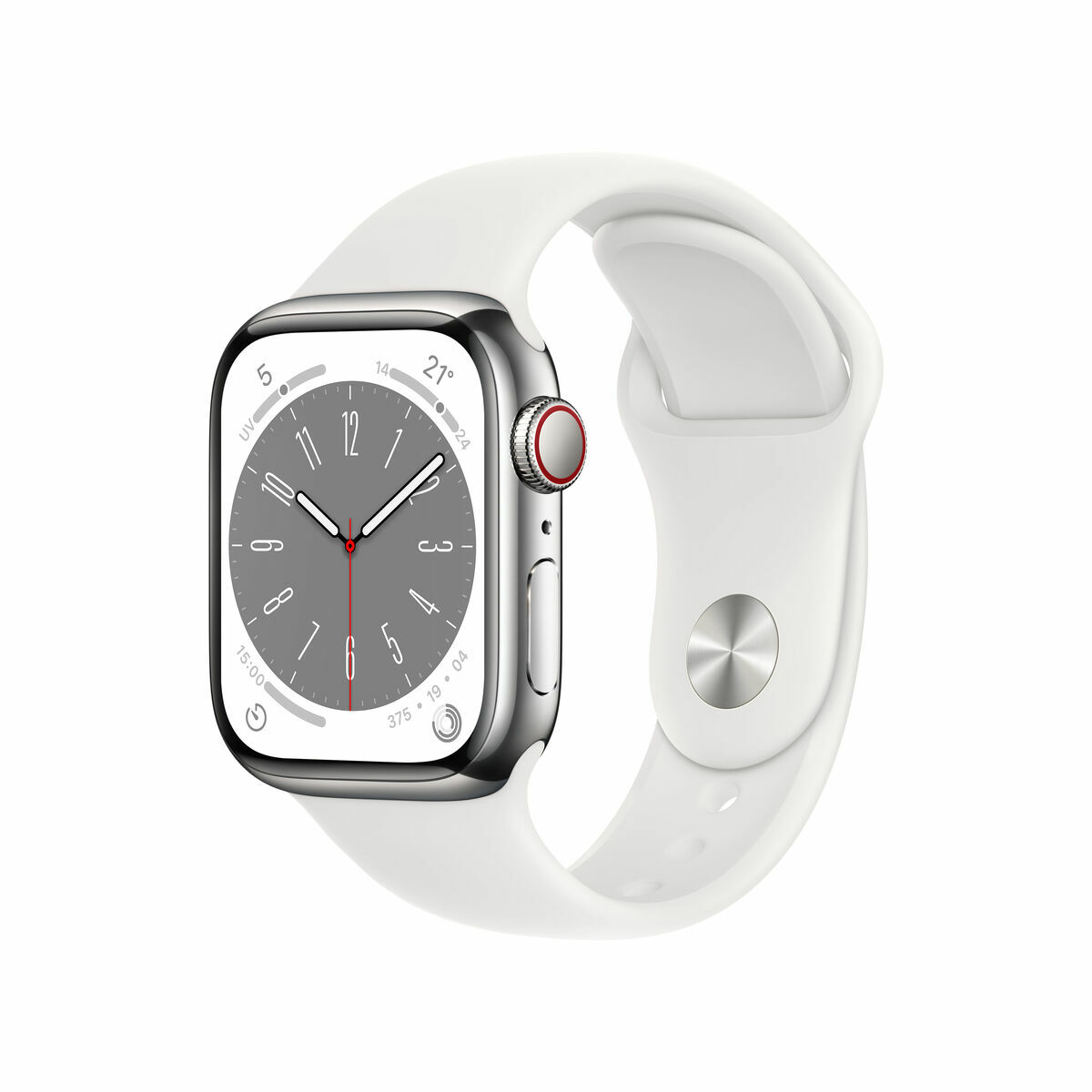 Smartwatch Apple Watch Series 8 Hvid Sølvfarvet