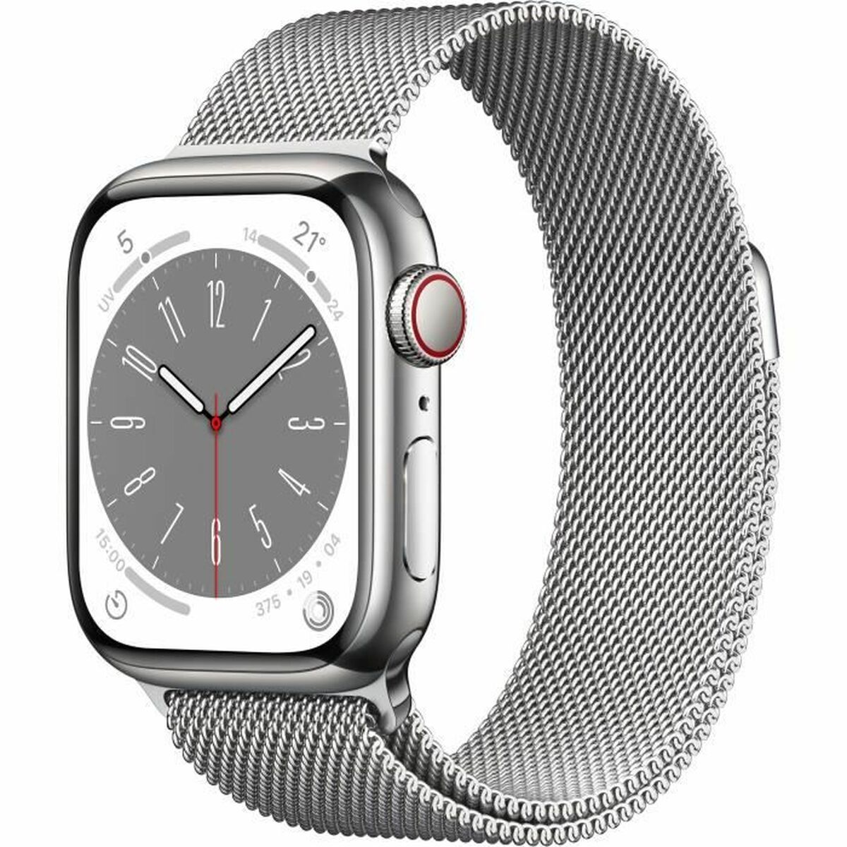 Smartwatch Apple Series 8 4G Sølvfarvet WatchOS 9