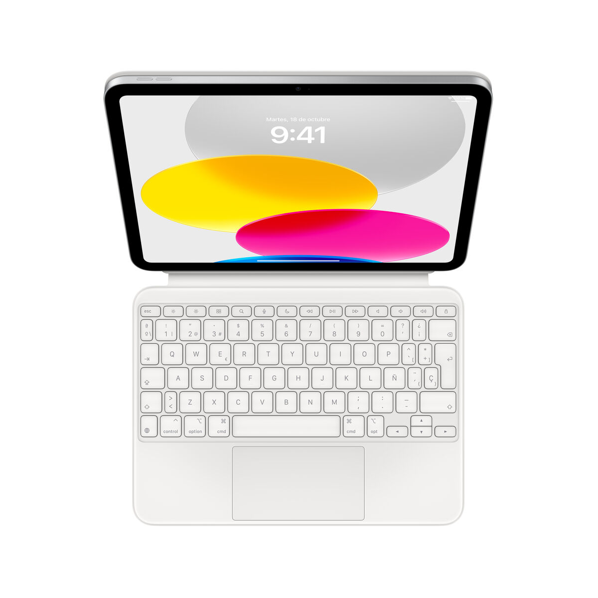 Tastiera Apple IPAD 10GEN iPad Qwerty in Spagnolo Bianco