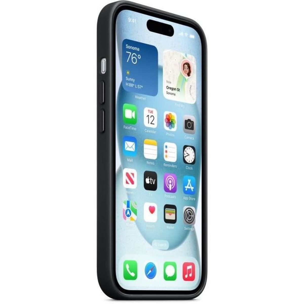 Mobile cover Apple iPhone 15 Black