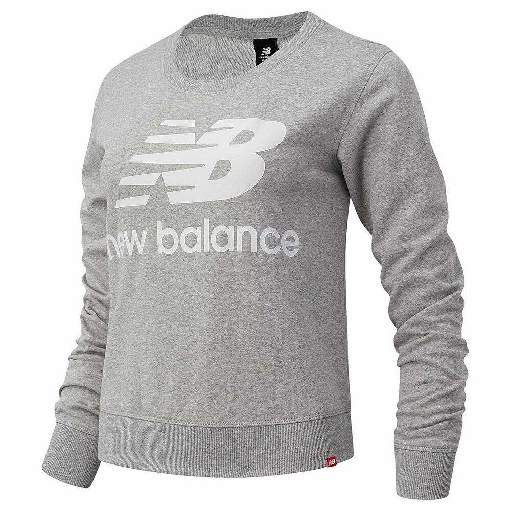 Women’s Sweatshirt without Hood New Balance WT91585 Grey