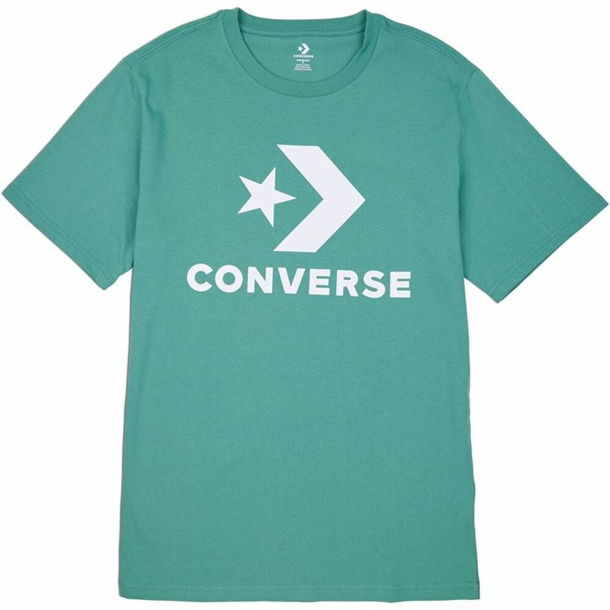 T-shirt à manches courtes unisex Converse Standard Fit Center Front Large Vert