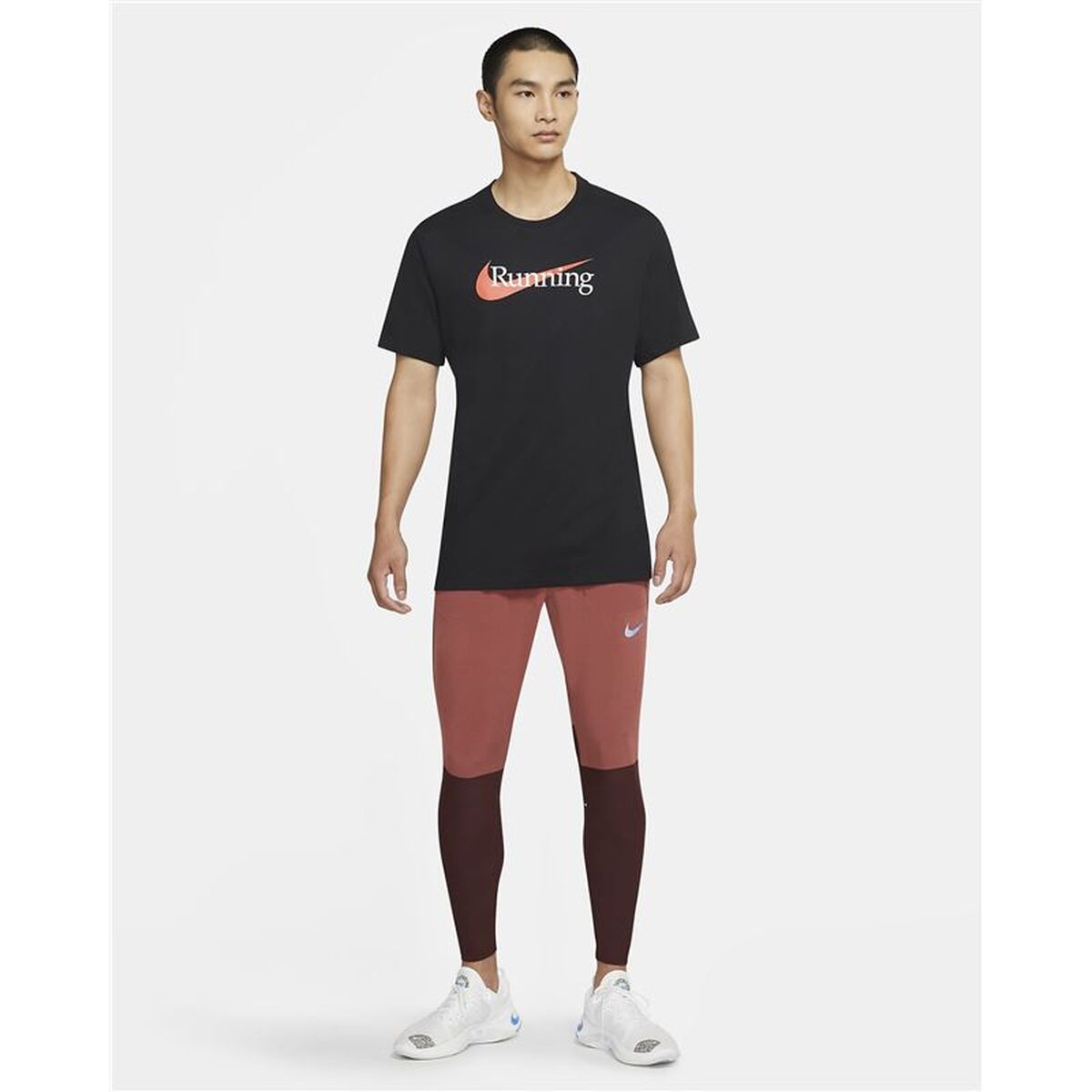 Heren-T-Shirt met Korte Mouwen Nike Dri-FIT Zwart