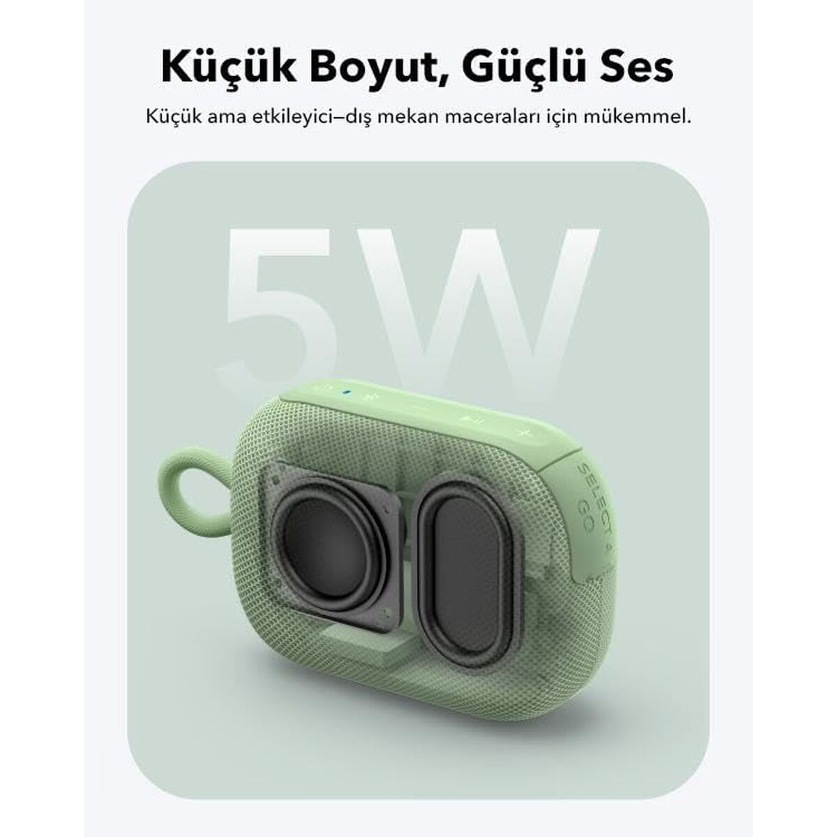Bild von Portable Bluetooth Speakers Soundcore Select 4 Go Green 5 W