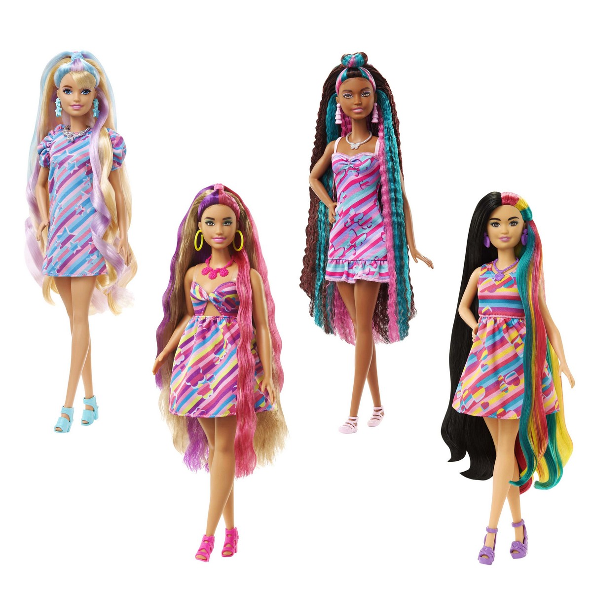 Poupée Barbie Totally Hair 9 Pièces