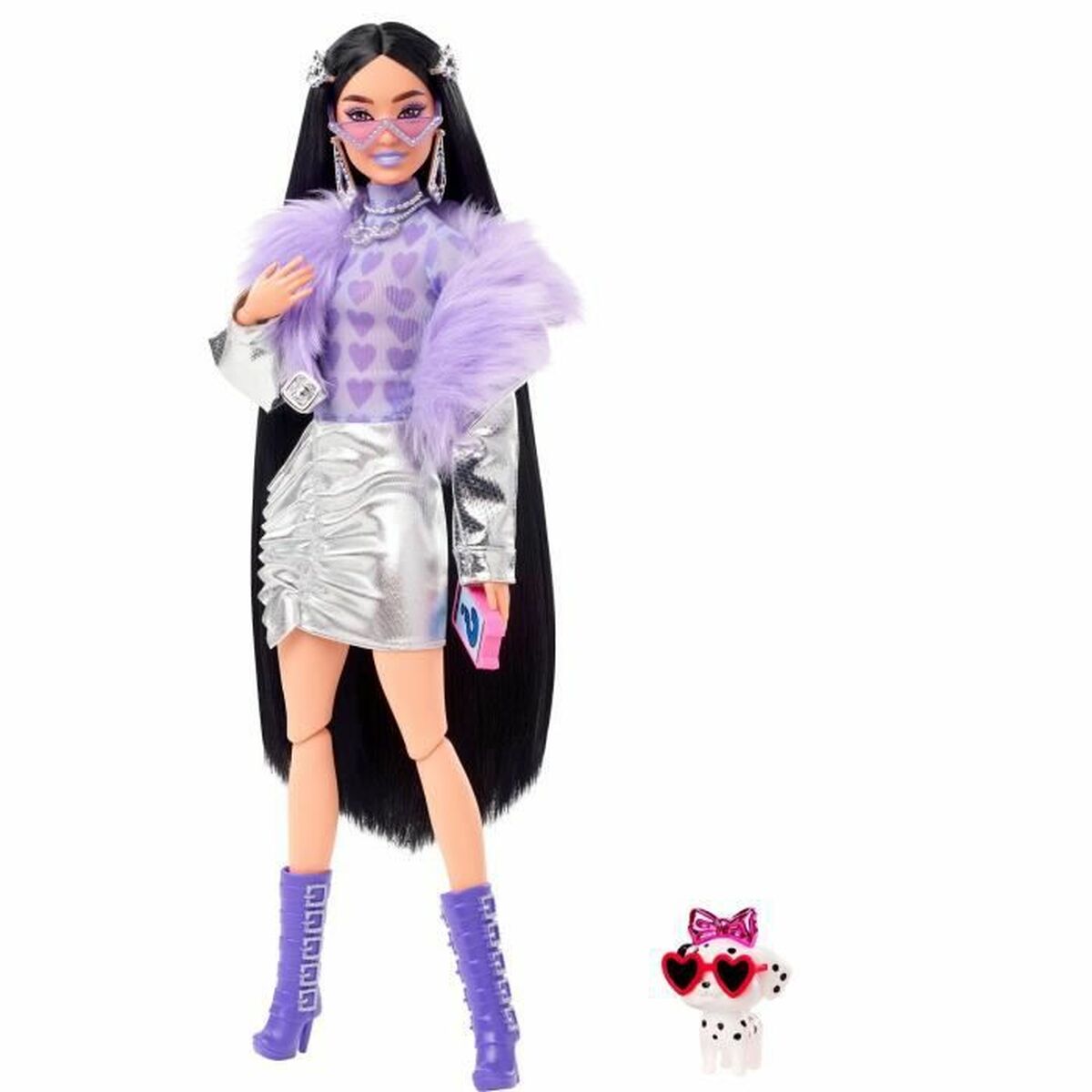 Poupée Barbie Extra Purple Fur