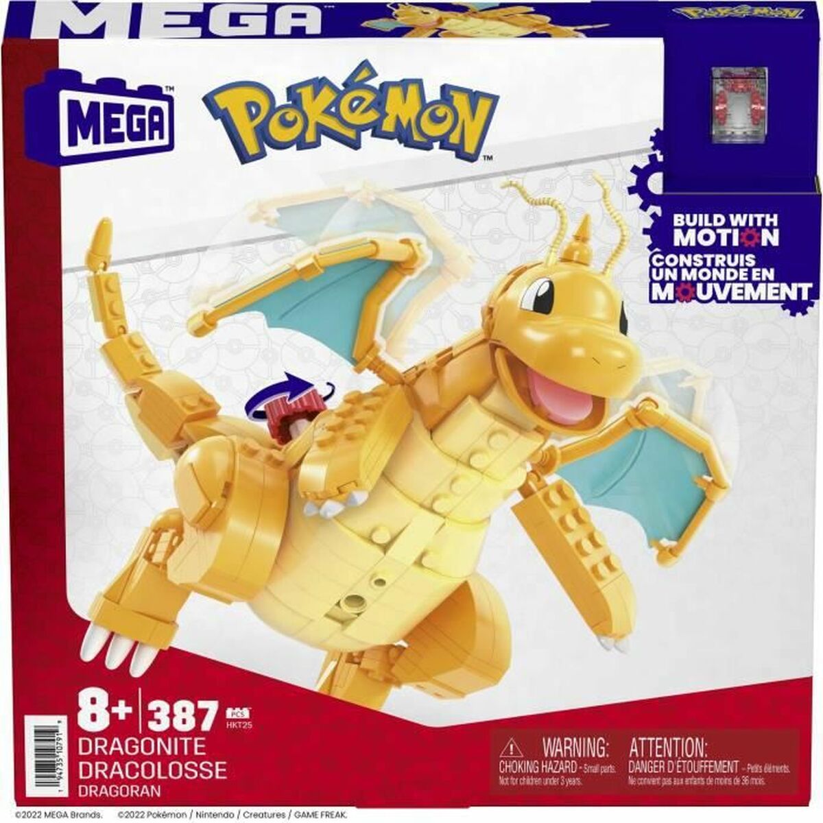 Set de construction Mega Construx Mega Pokémon Dragon 387 Pièces