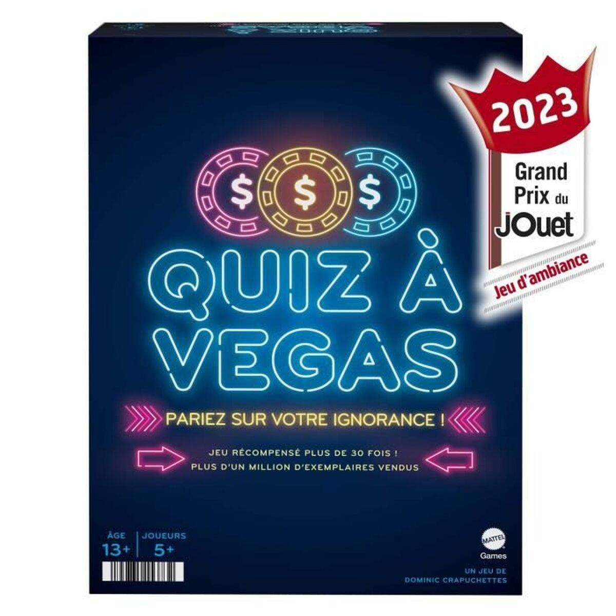 Spørgsmål og svar-spil Mattel Quiz à Vegas (FR)
