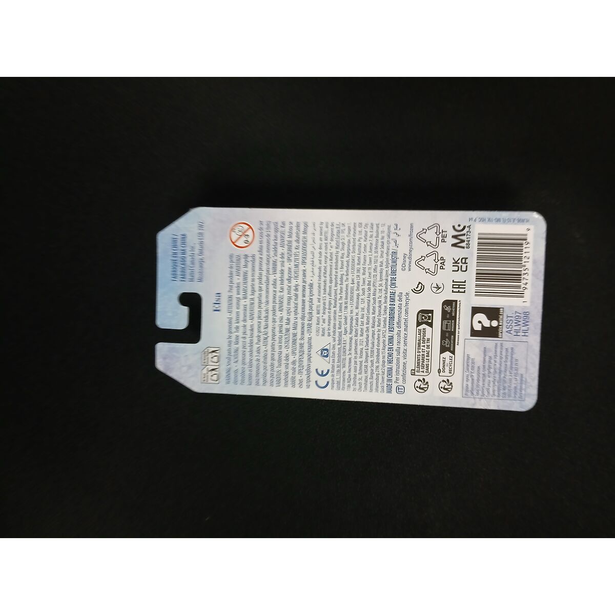 Doll Mattel Frozen Mini Disney 12 cm