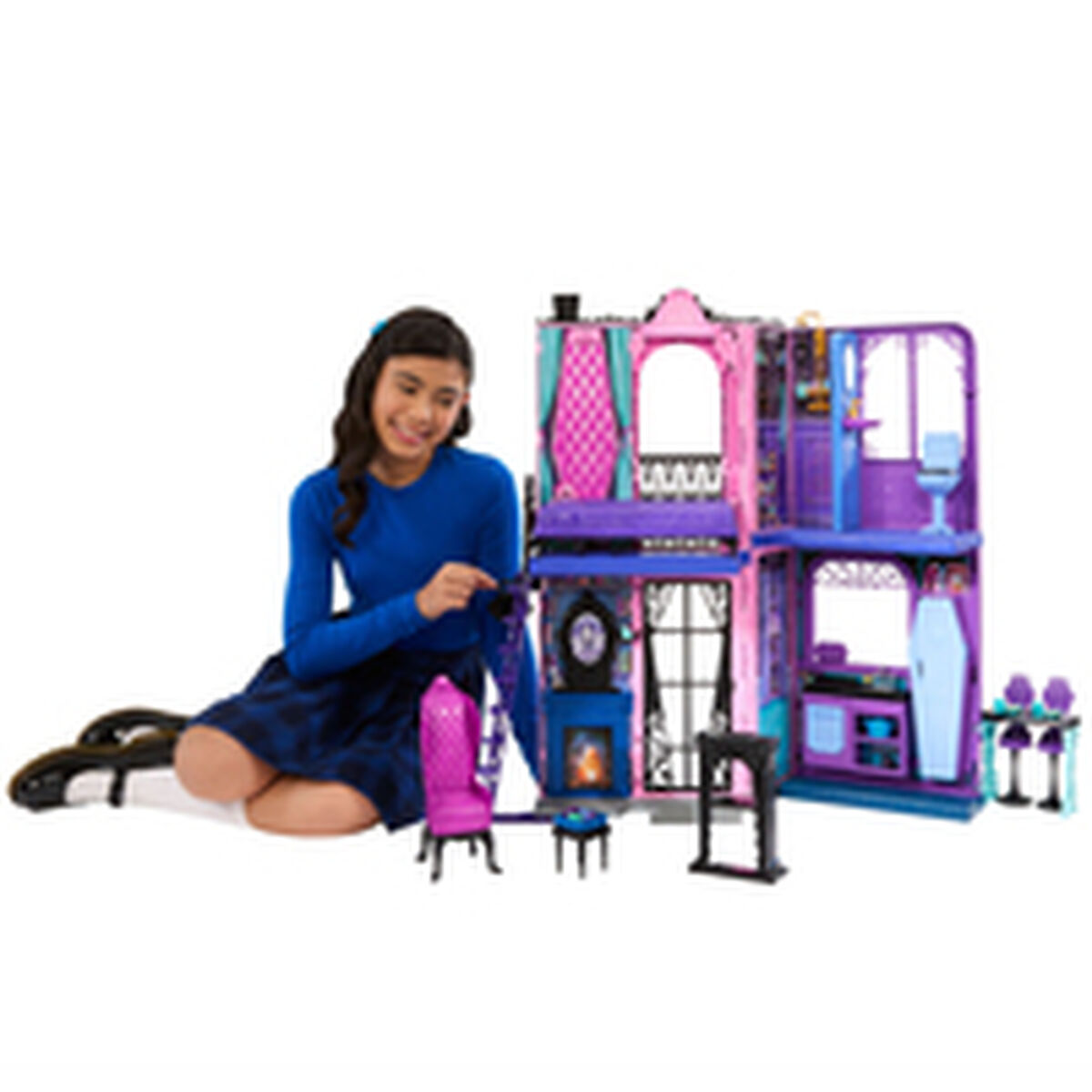 Poppenhuis Monster High 27 Onderdelen 4 Onderdelen