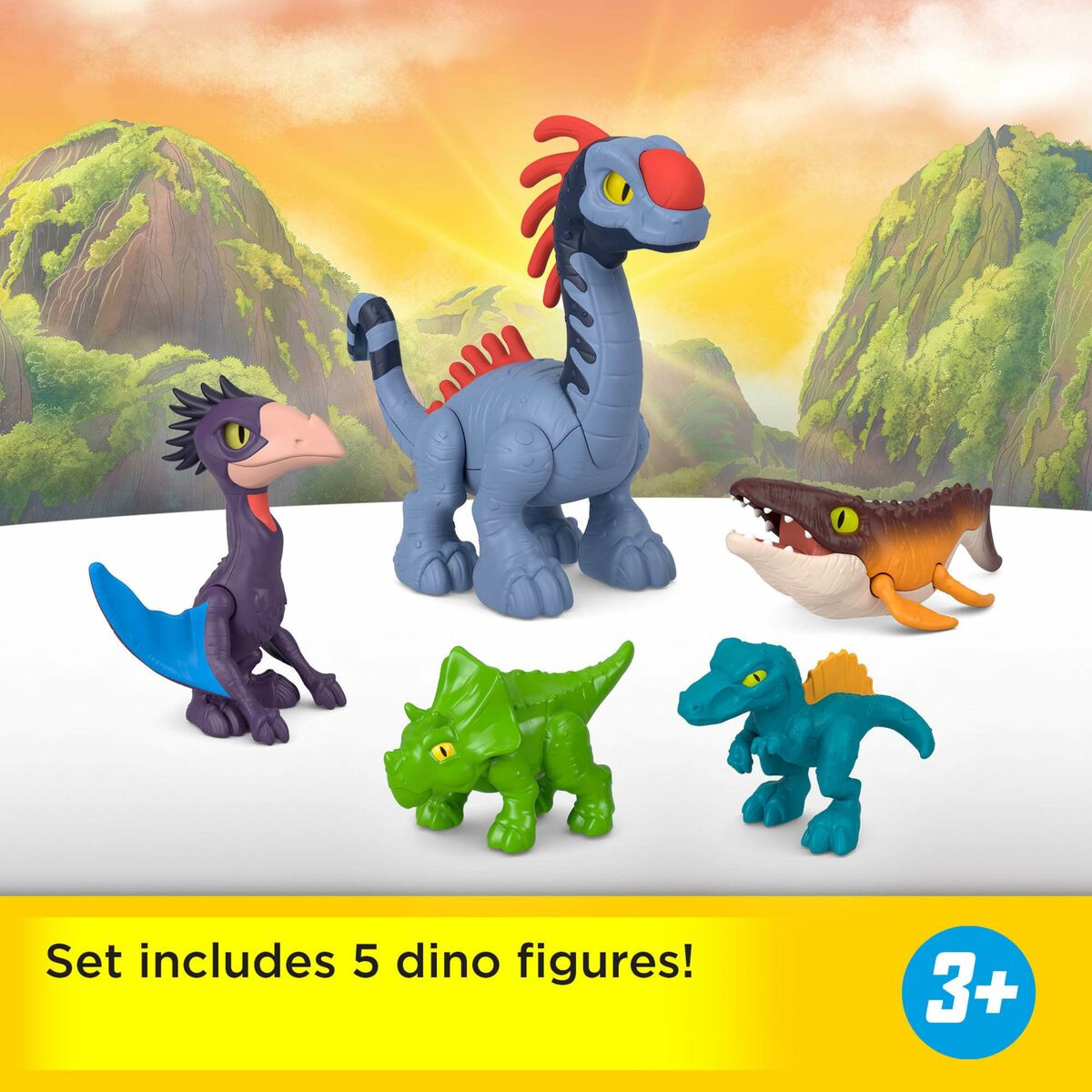 Playset Imaginext Jurassic World Multicolour 10 Onderdelen