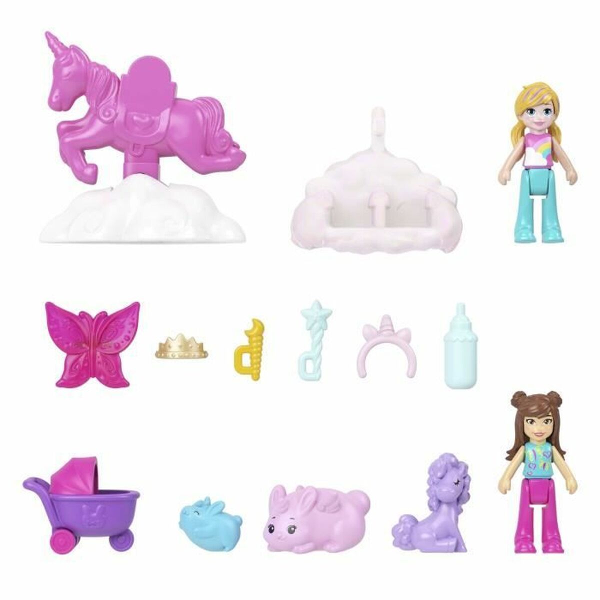 Playset Polly Pocket 16 Τεμάχια