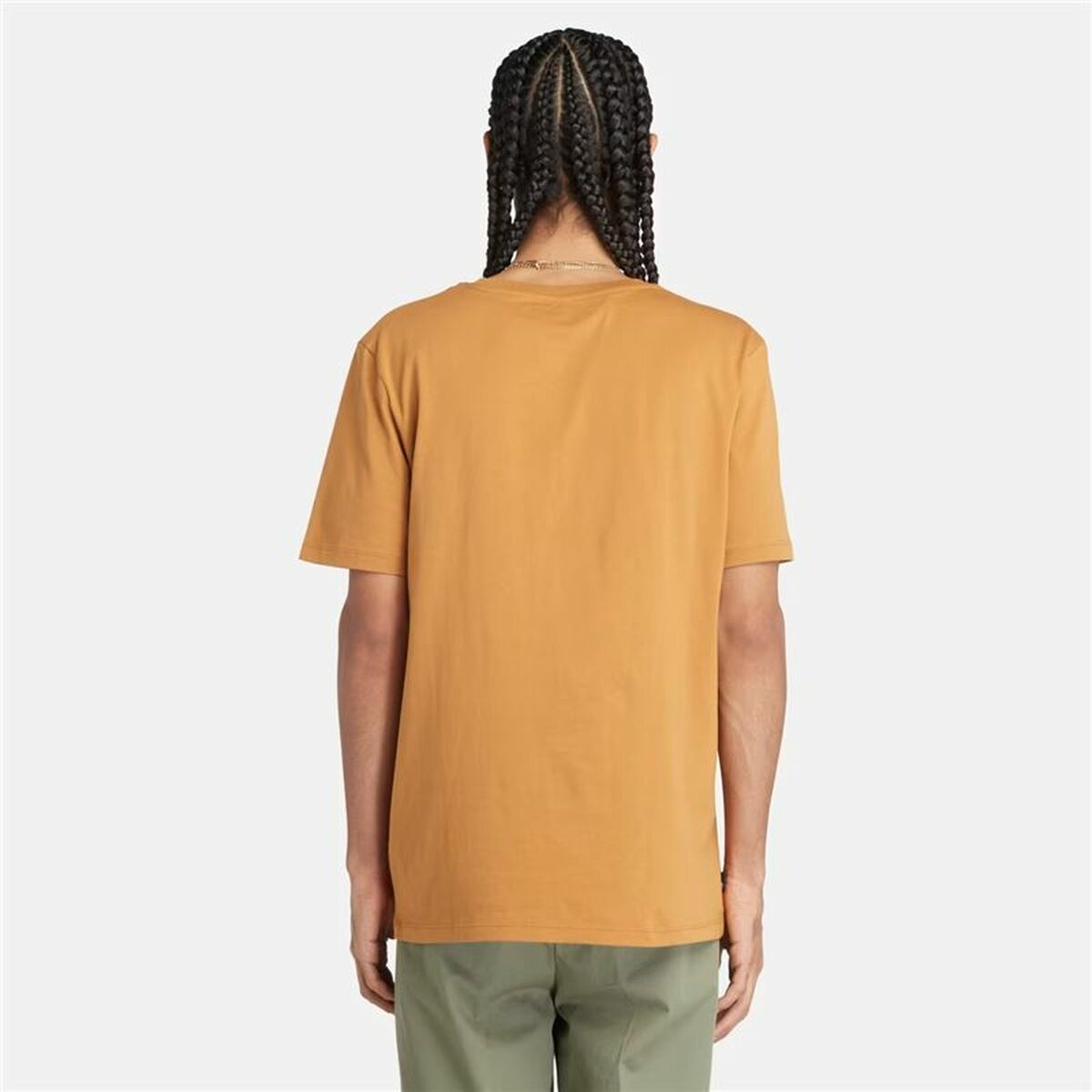Mens Short Sleeve T-Shirt Timberland Stack Logo