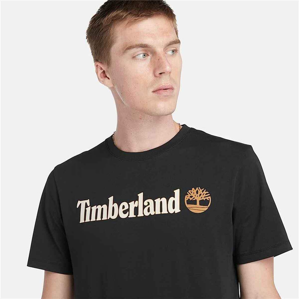 Men’s Short Sleeve T-Shirt Timberland Kennebec River Black