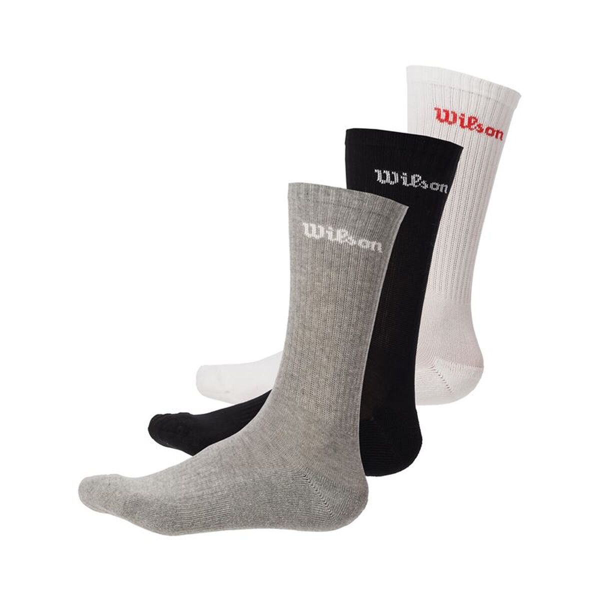 Sokkenpakket Wilson Crew Logo Sock 3 Onderdelen