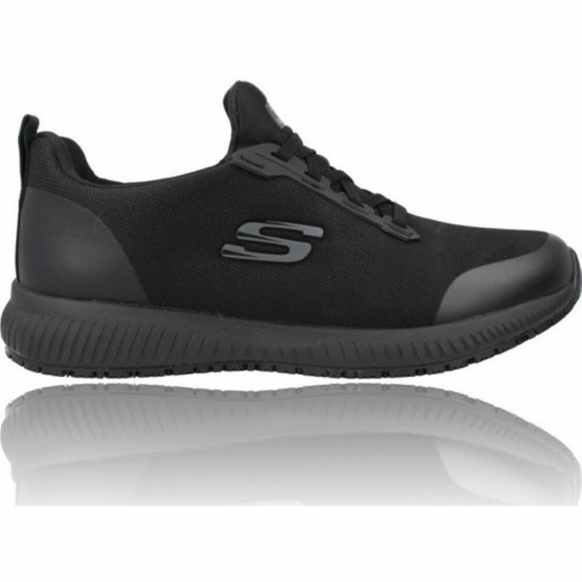Chaussures de sport pour femme Skechers SQUAD 77222EC BKGB Noir