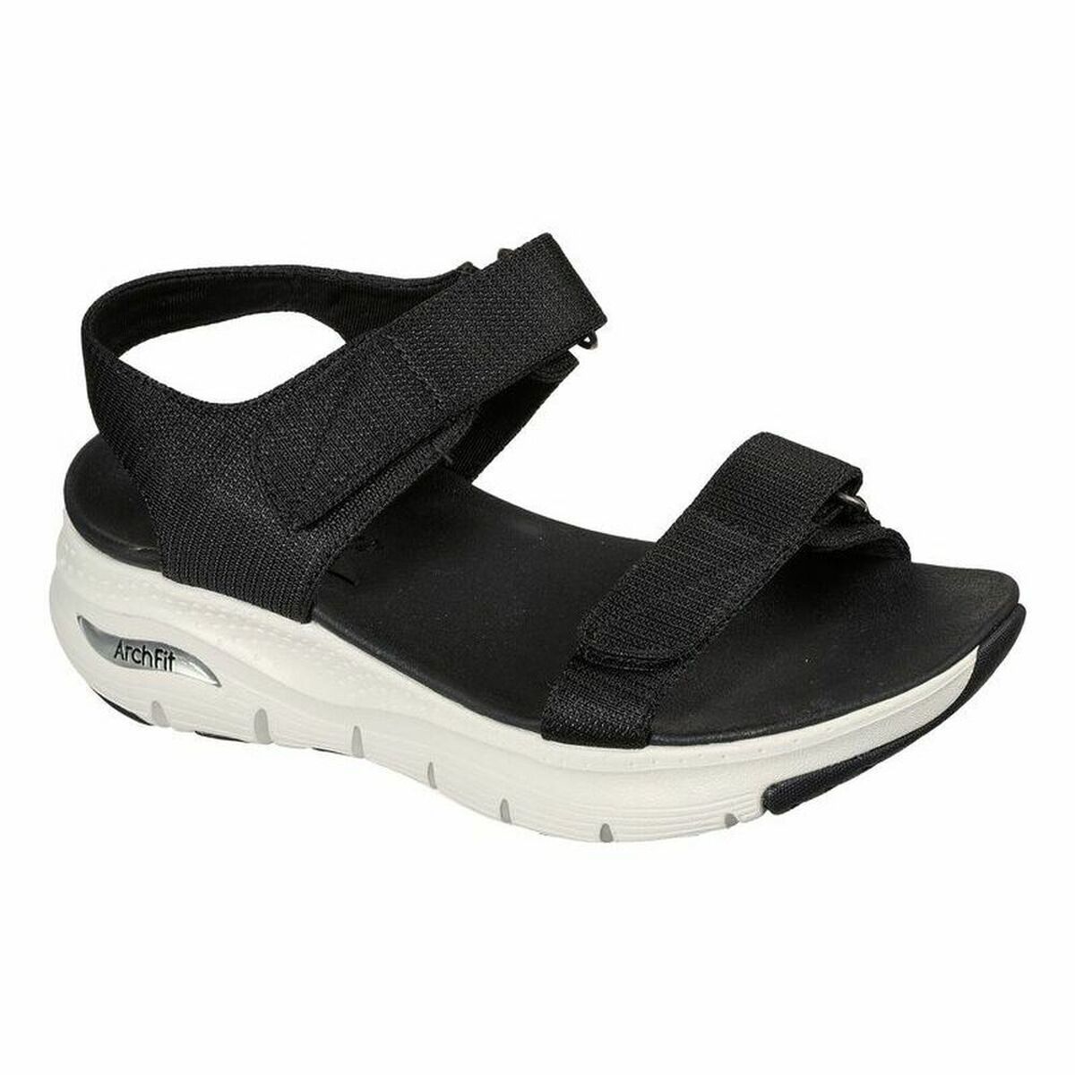 Sandales pour Femme Skechers  Arch Fit Noir