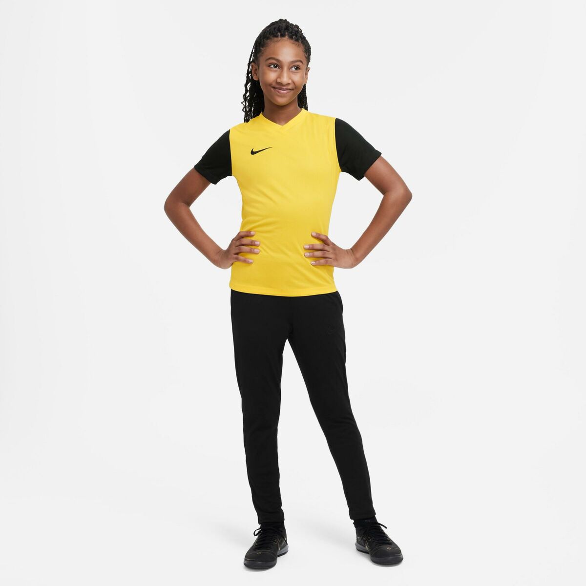 Image secondaire de T shirt à manches courtes Enfant Nike TIEMPO PREMIER 2 TEE DH8389 719 Jaune