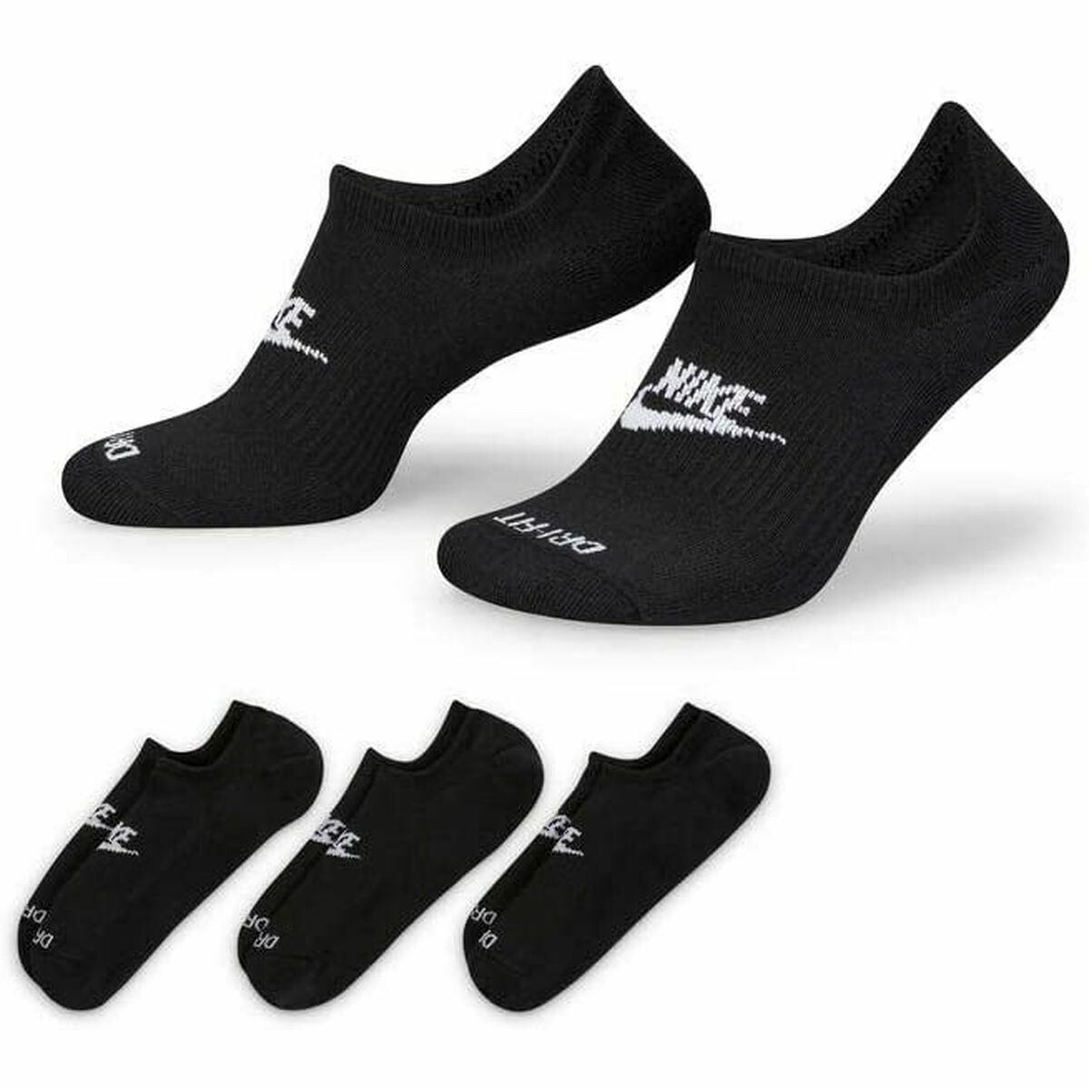 Sokken Nike Everyday Plus Cushioned Zwart