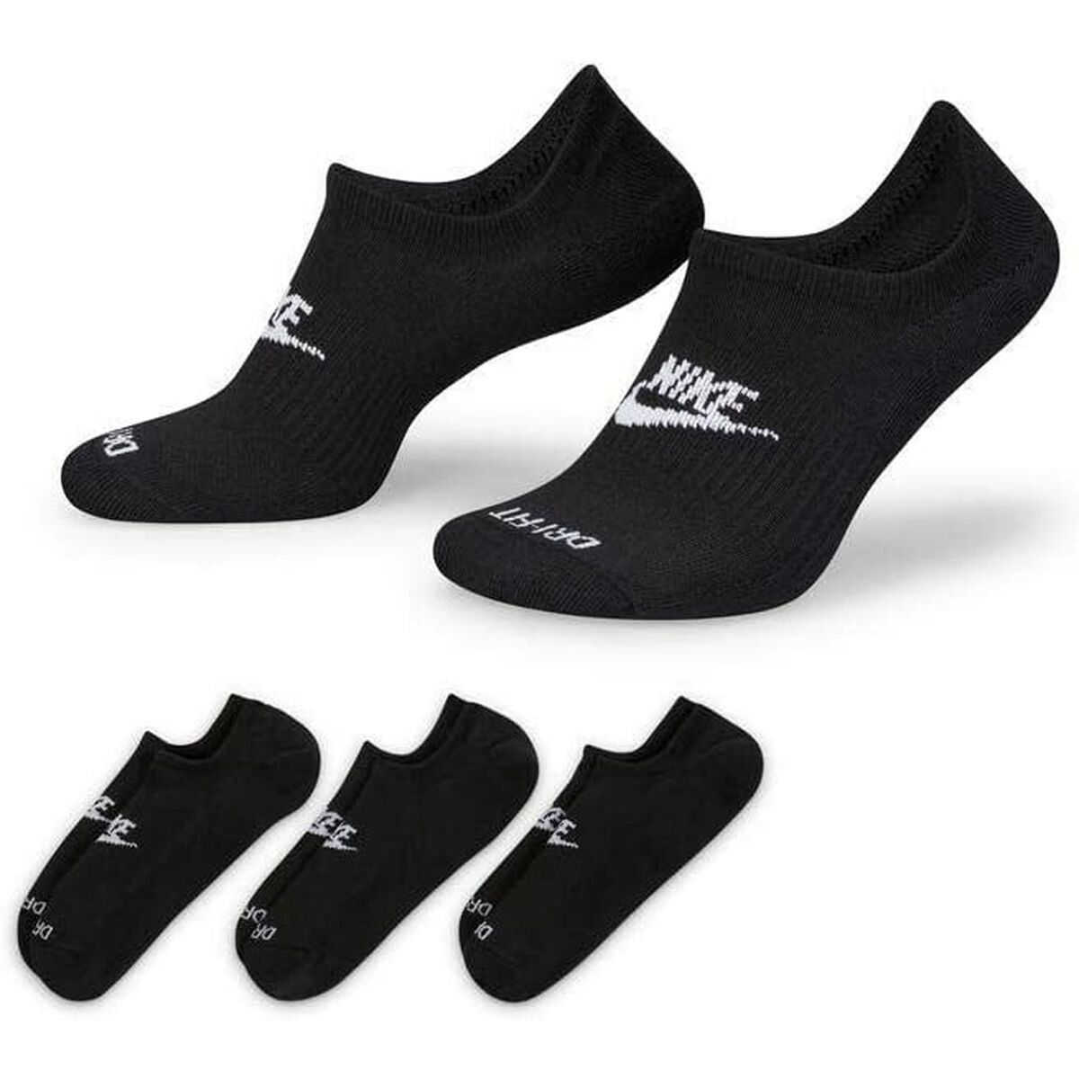 Chaussettes Nike Everyday Plus Cushioned  Noir