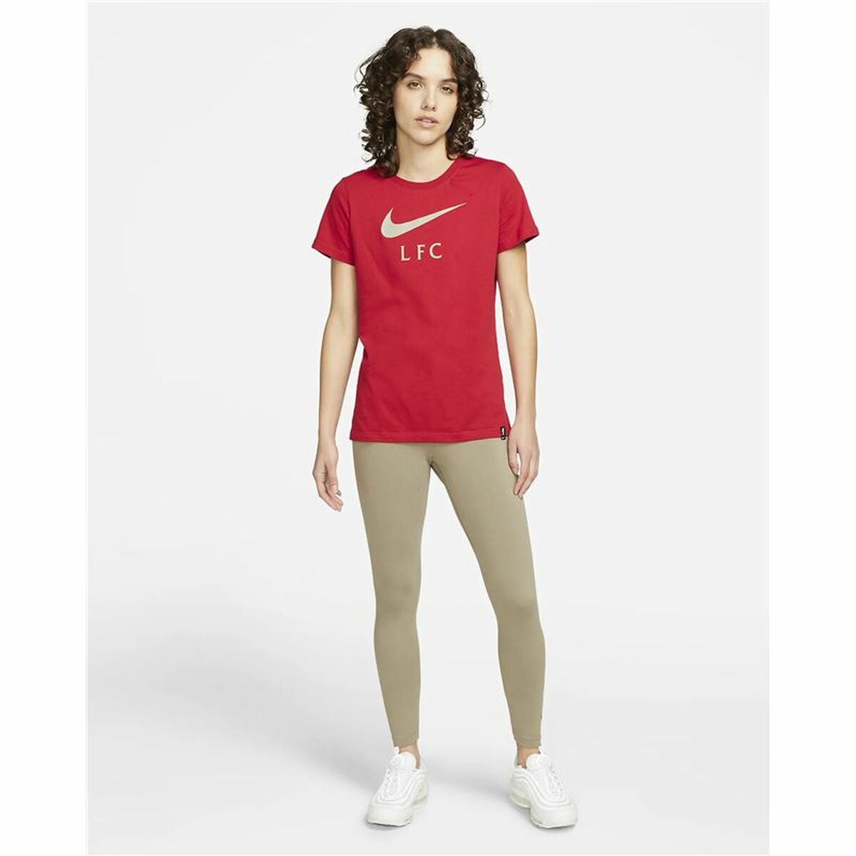 Dames-T-Shirt met Korte Mouwen Nike Liverpool FC Rood