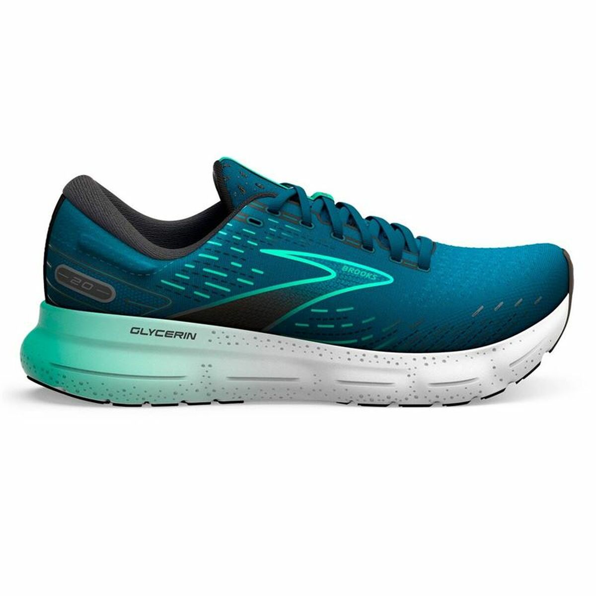 Chaussures de Running pour Adultes Brooks Glycerin 20 Homme Bleu