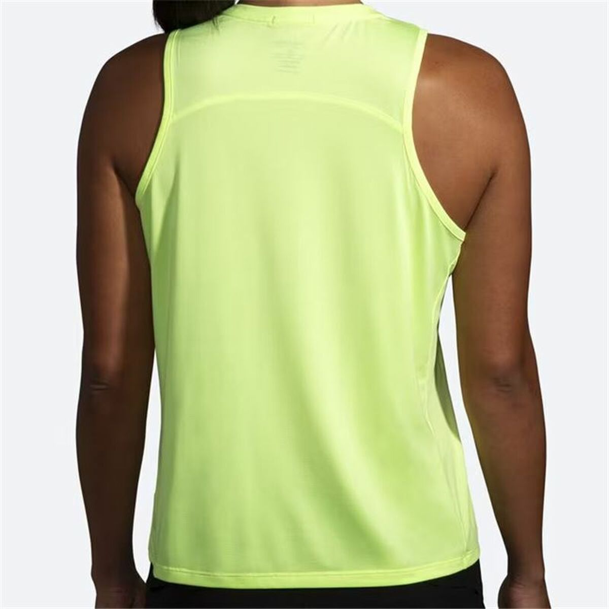 Women’s Sleeveless T-shirt Brooks Sprint Free 2.0 Yellow