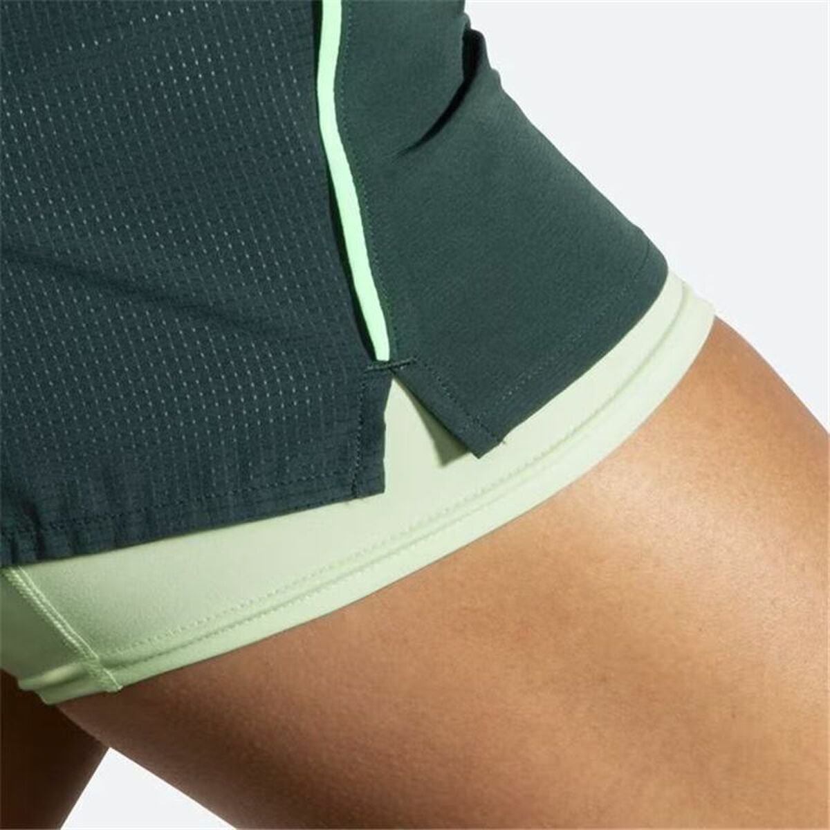 Sports Shorts for Women Brooks High Point 3″ 2-in-1 2.0 Green