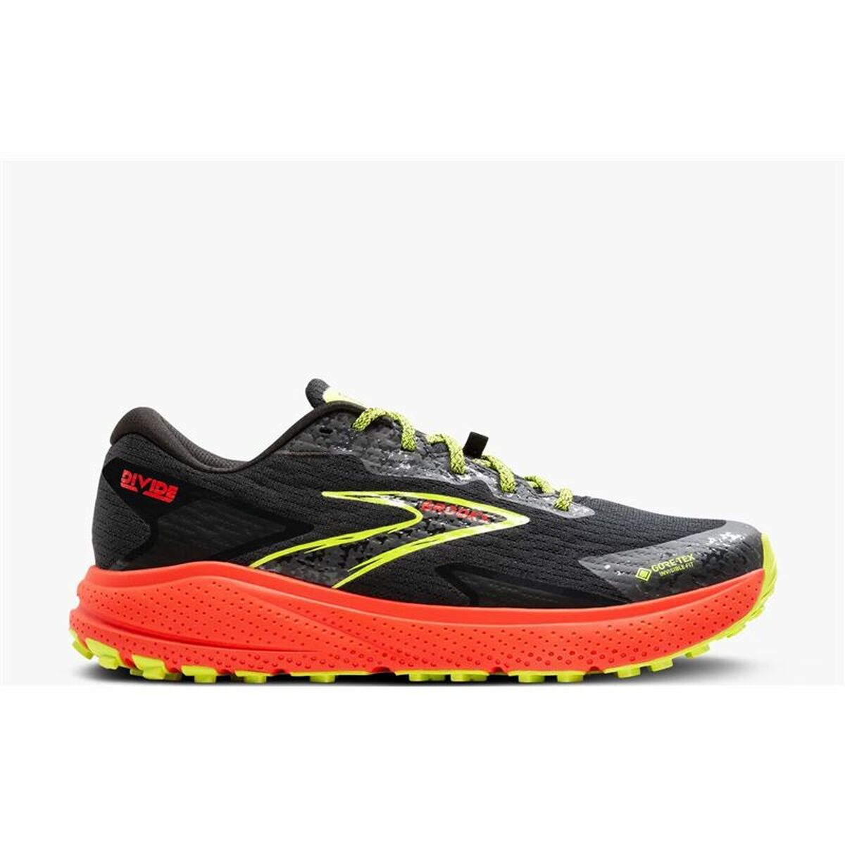Image secondaire de Chaussures de Running pour Adultes Brooks Divide 5 GTX Noir Rouge