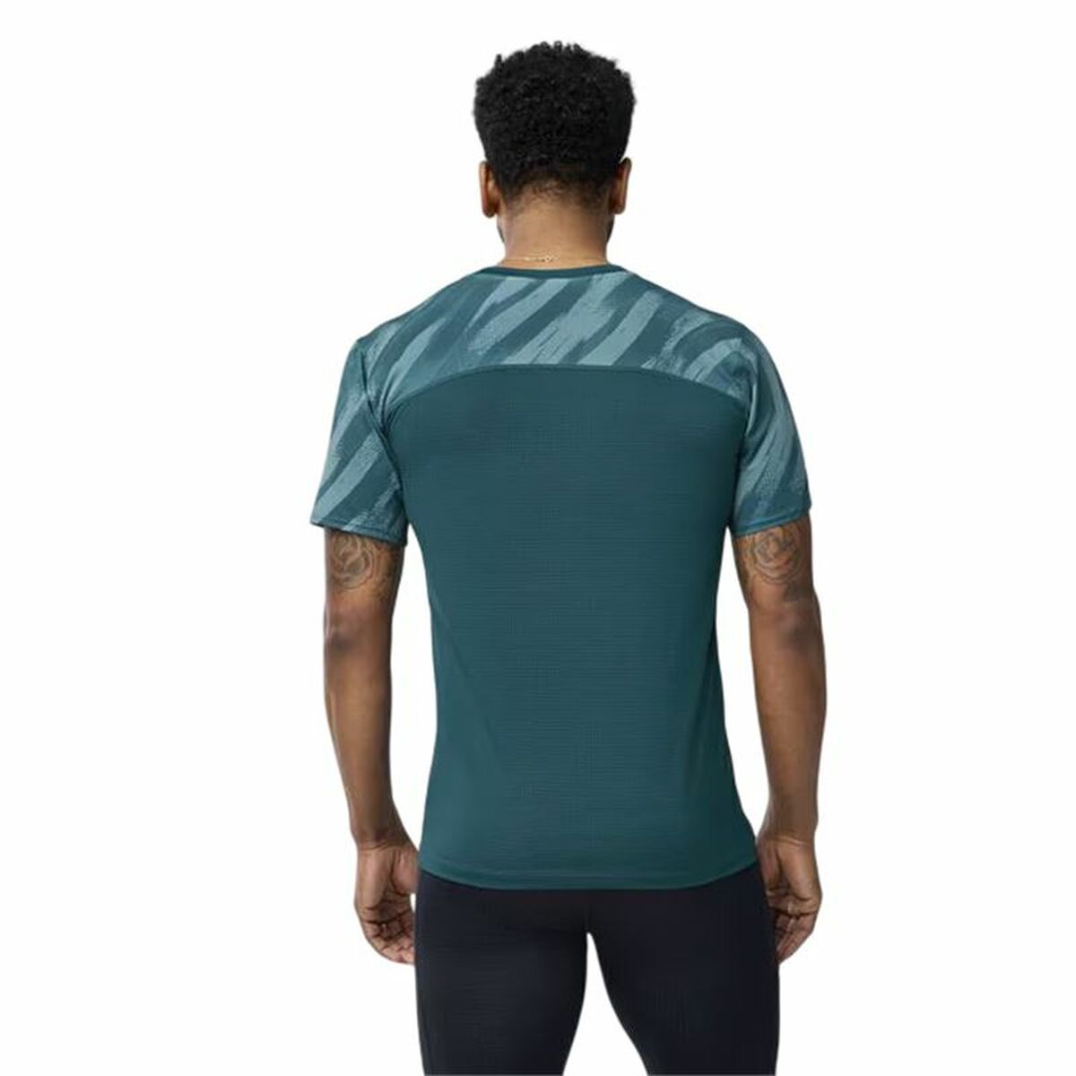 Menâs Short Sleeve T-Shirt Brooks Atmosphere Sleeve 3.0 Green