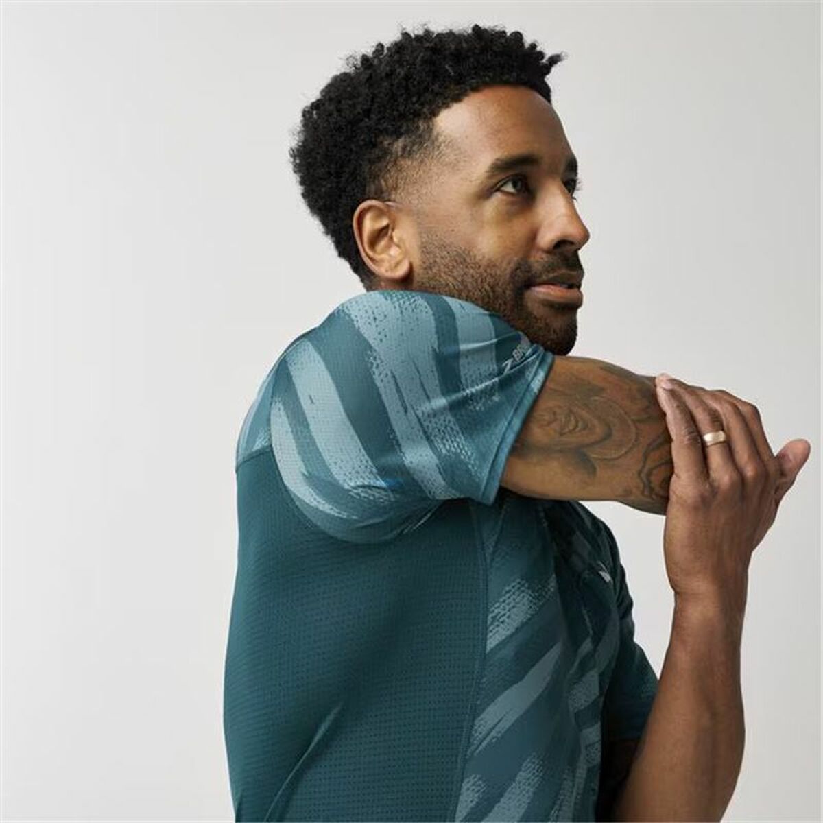 Menâs Short Sleeve T-Shirt Brooks Atmosphere Sleeve 3.0 Green