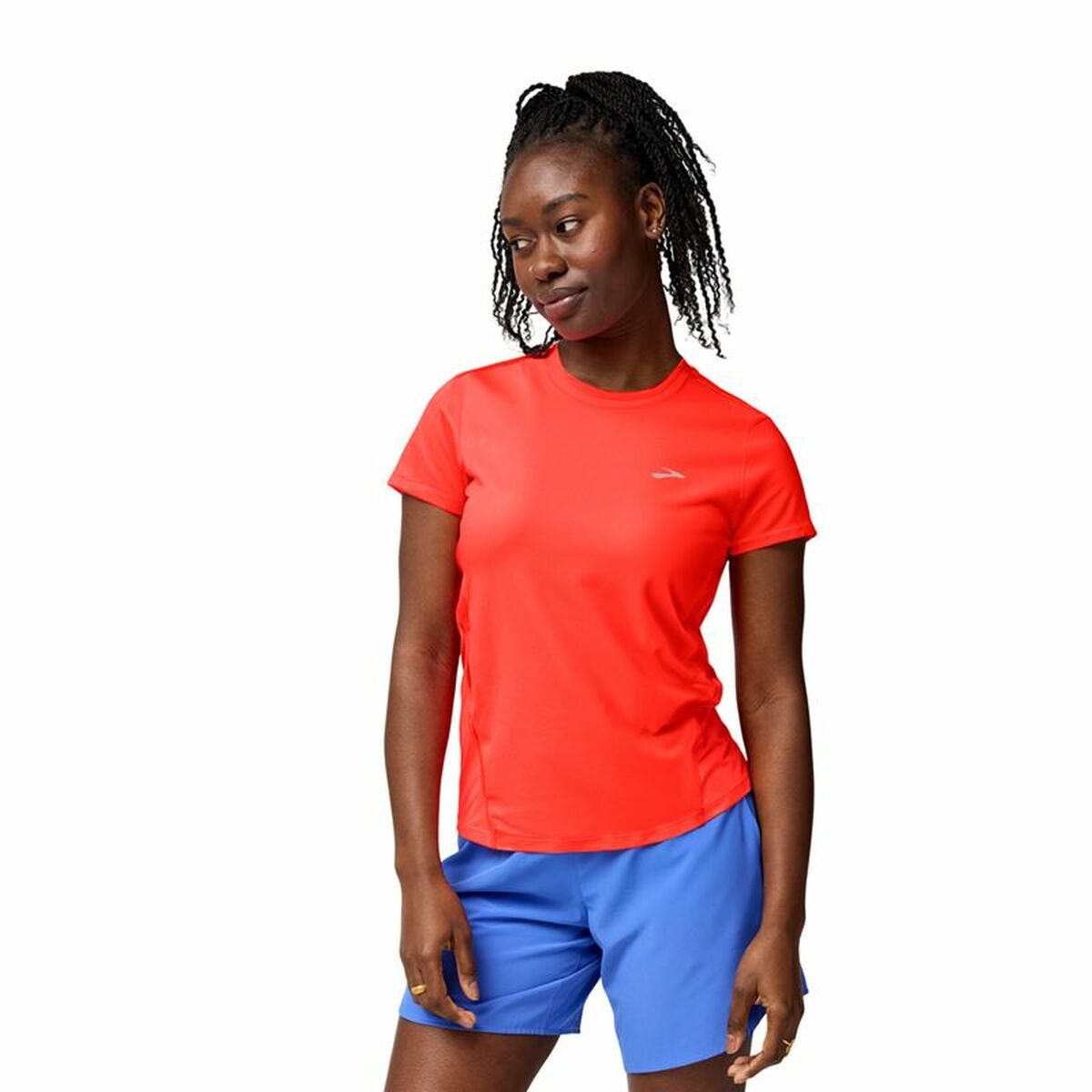T-shirt à manches courtes homme Brooks Sprint Free Sleeve 30 Neo Rouge