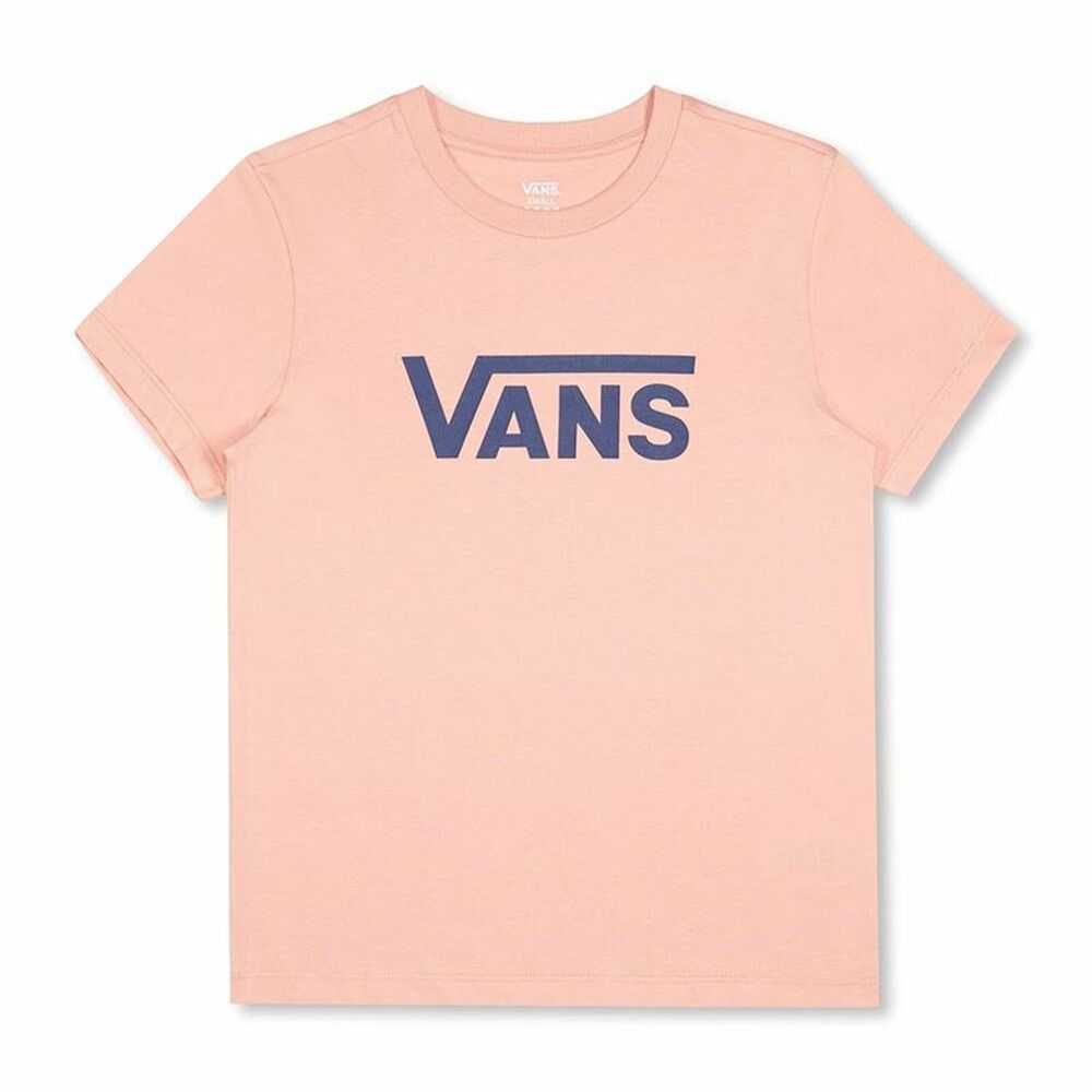 T-shirt à manches courtes femme Vans Drop V SS Crew-B W Peach Saumon