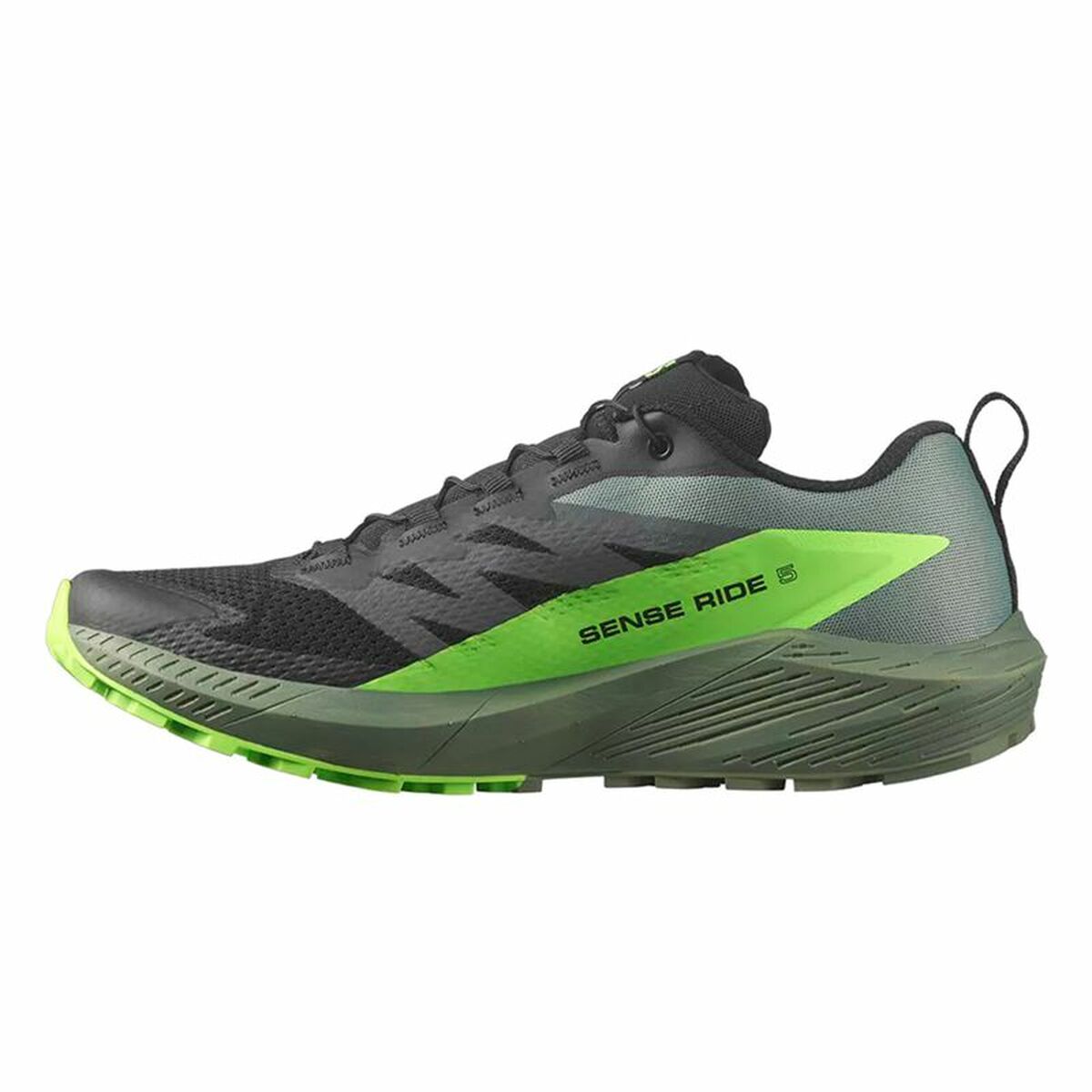 Image secondaire de Chaussures de Running pour Adultes Salomon Sense Ride 5 Vert citron