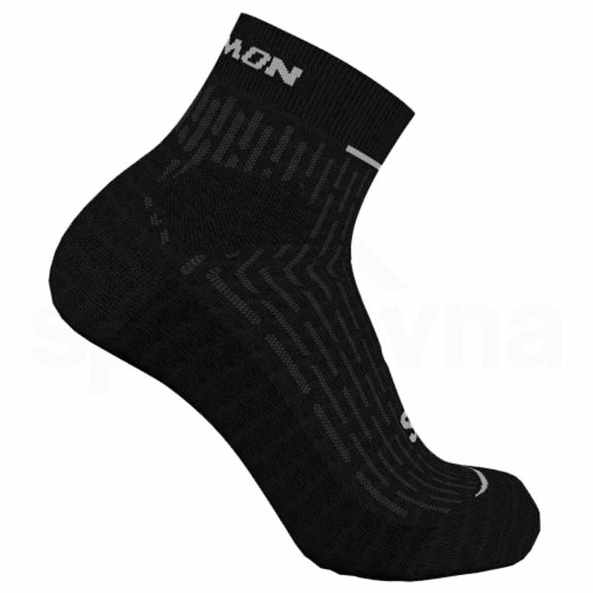 Chaussettes de Sport Salomon Ultra Glide Noir