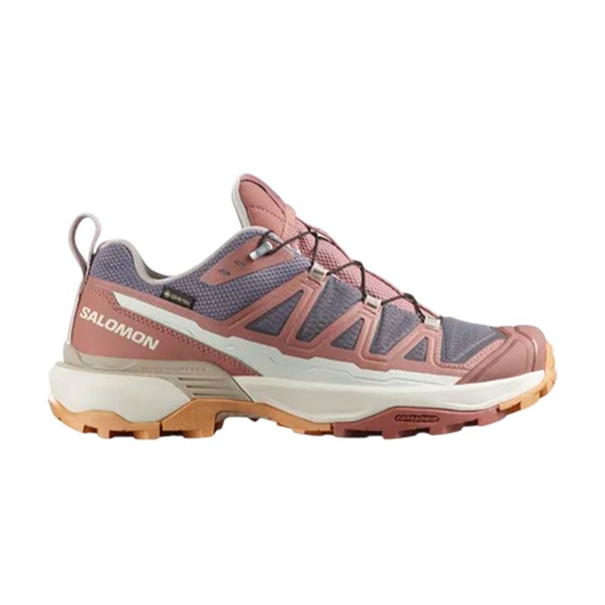 Wandelschoenen voor Dames Salomon X Ultra 360 Edge Gtx Scharlakenrood Licht Roze