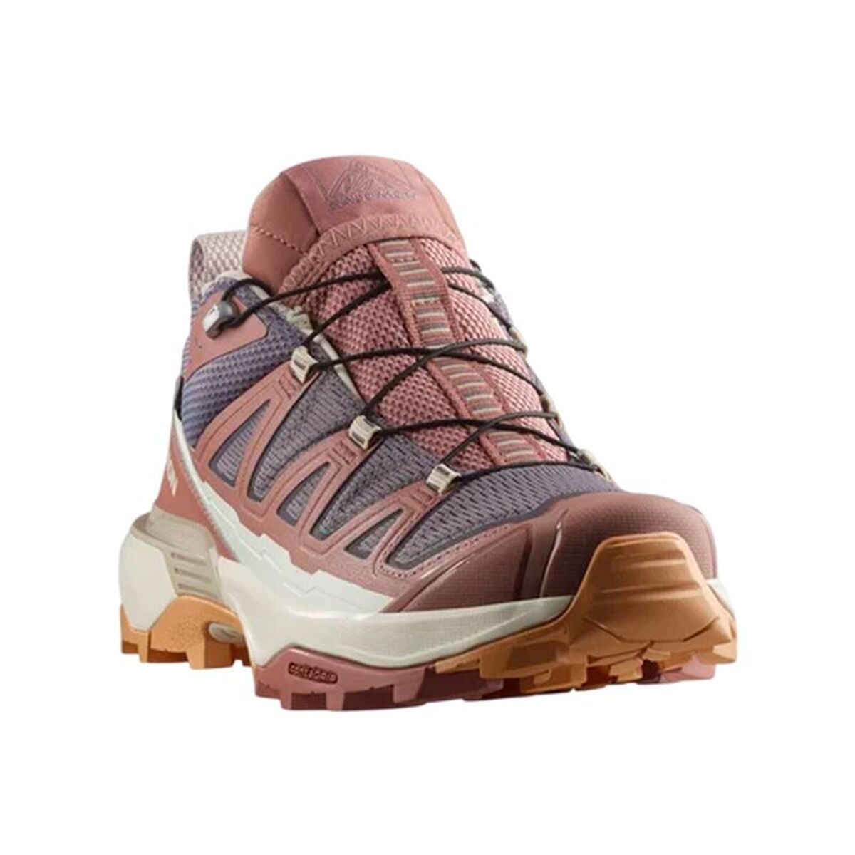 Wandelschoenen voor Dames Salomon X Ultra 360 Edge Gtx Scharlakenrood Licht Roze