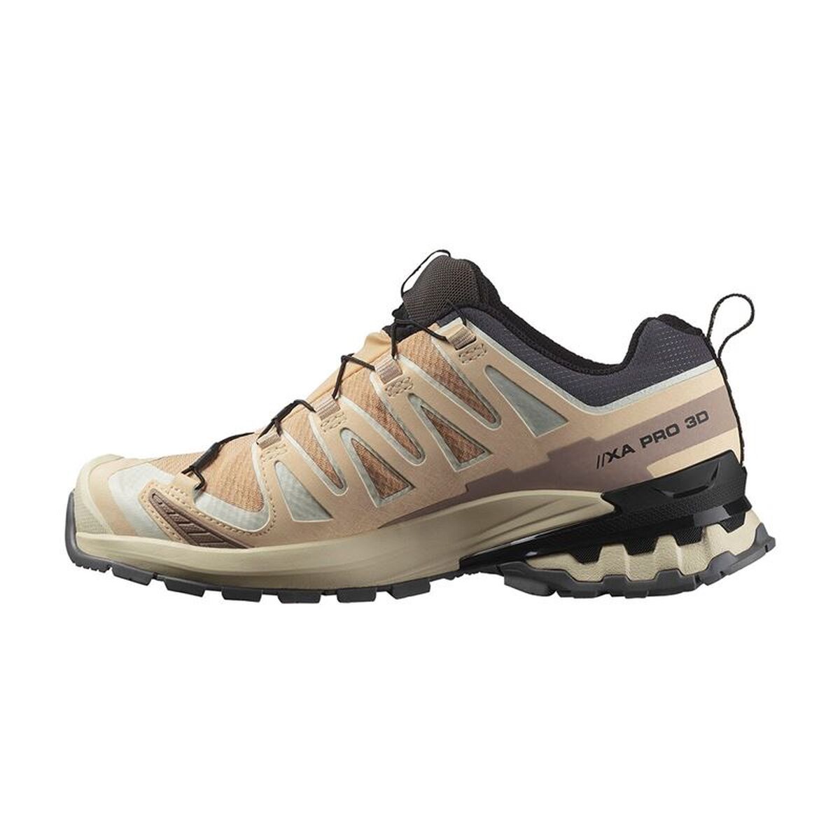 Trail running shoes for women Salomon XA Pro 3 V9 GTX Light brown