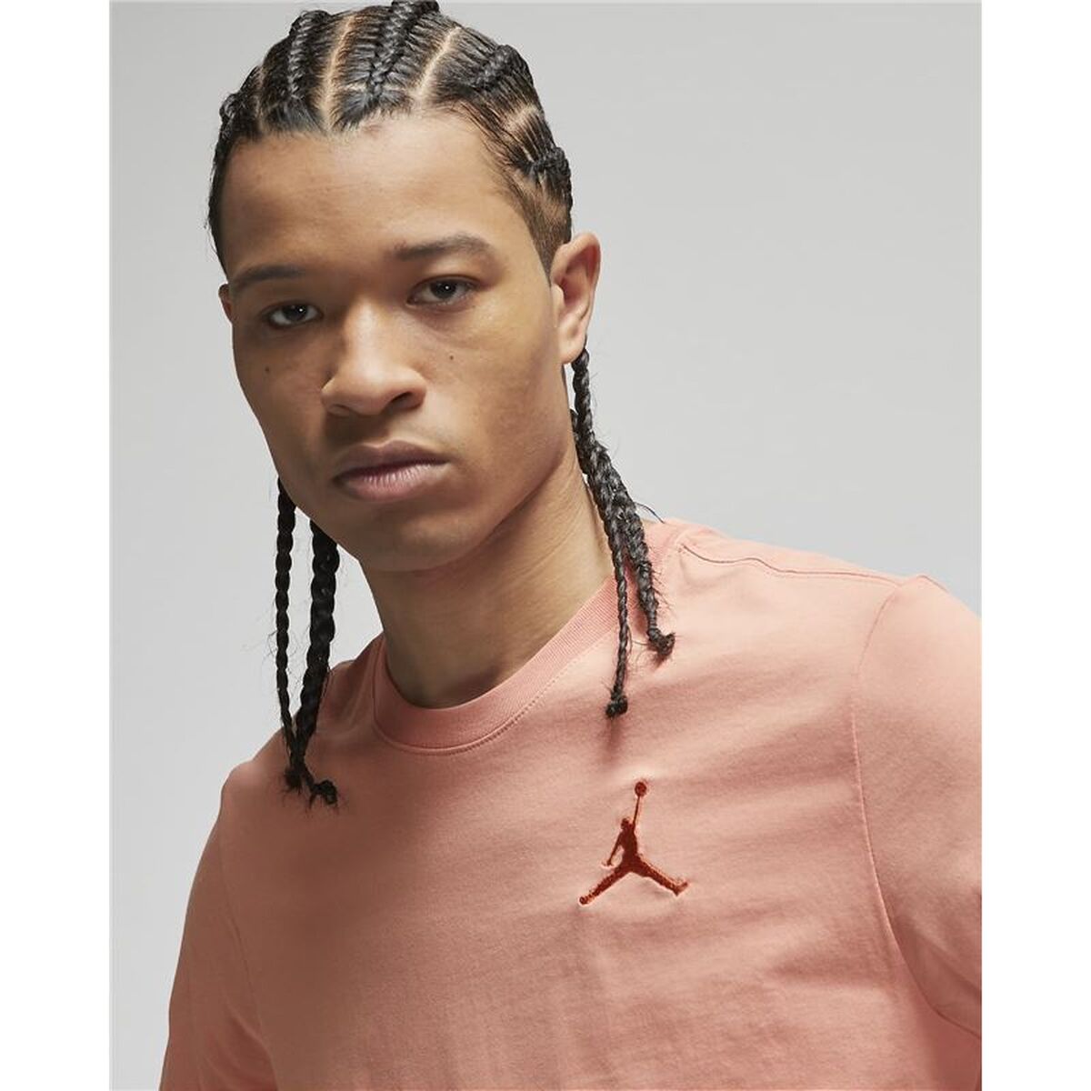 Mens Short Sleeve T-Shirt Nike DC7485-824 Salmon