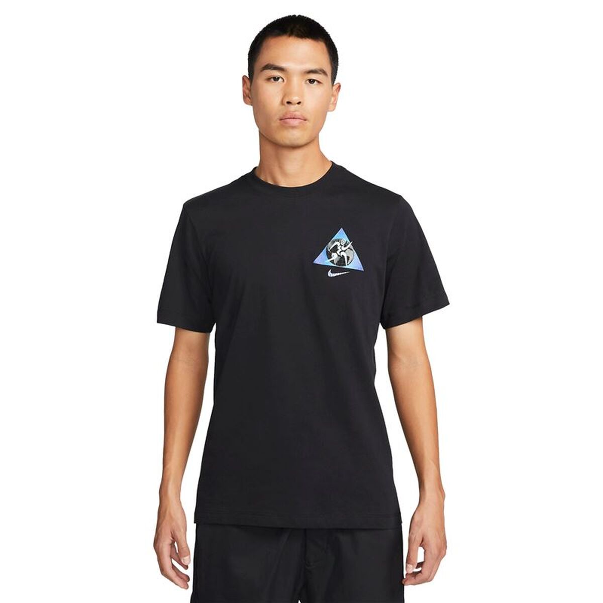 Heren-T-Shirt met Korte Mouwen Nike Zwart