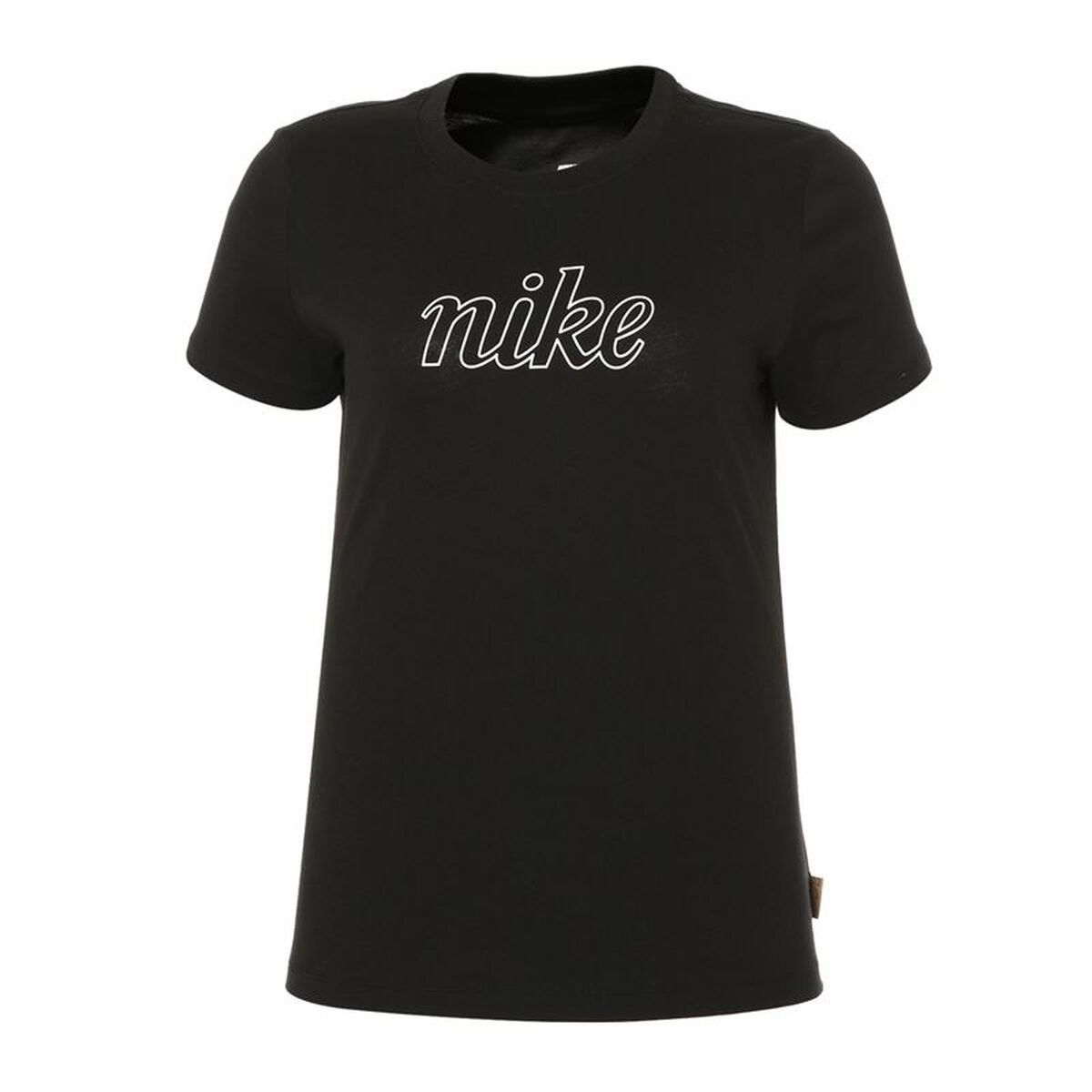Dames-T-Shirt met Korte Mouwen Nike Sportswear Icon Clash Zwart