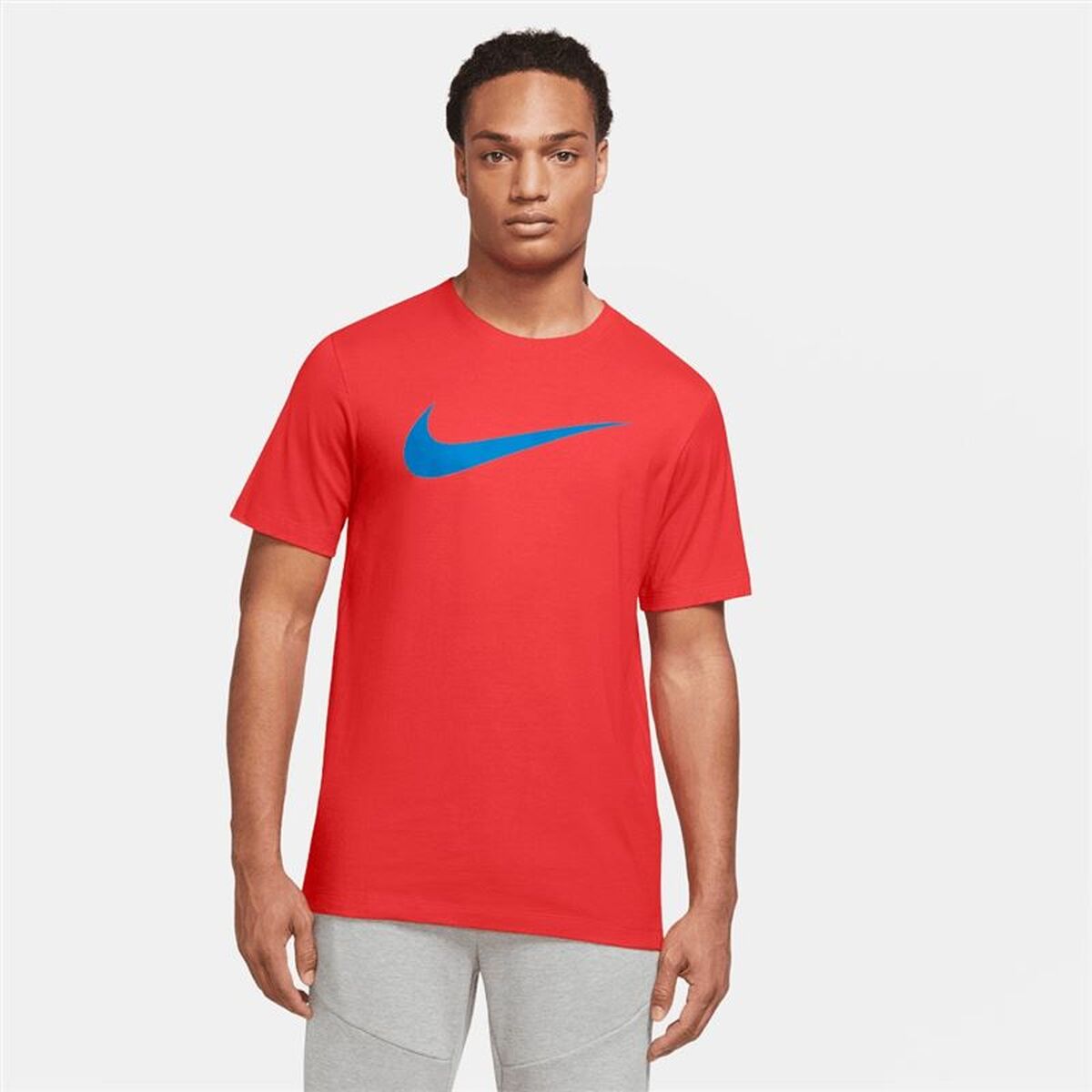 Mens Short Sleeve T-Shirt Nike DC5094-696 Red