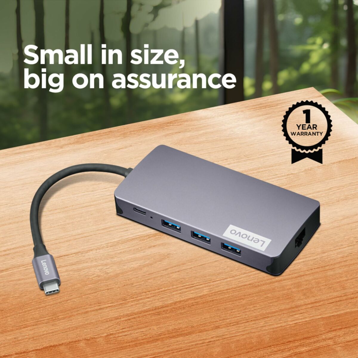 Afbeeldingen van USB Hub Lenovo GX91M73946 Grey 100 W