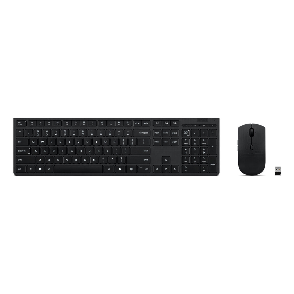 Bild von Keyboard and Mouse Lenovo 4X31R64344 Grey QWERTY