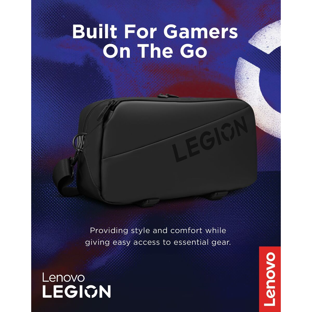 Afbeeldingen van Multi-use Over the Shoulder Backpack Lenovo Legion Go Black