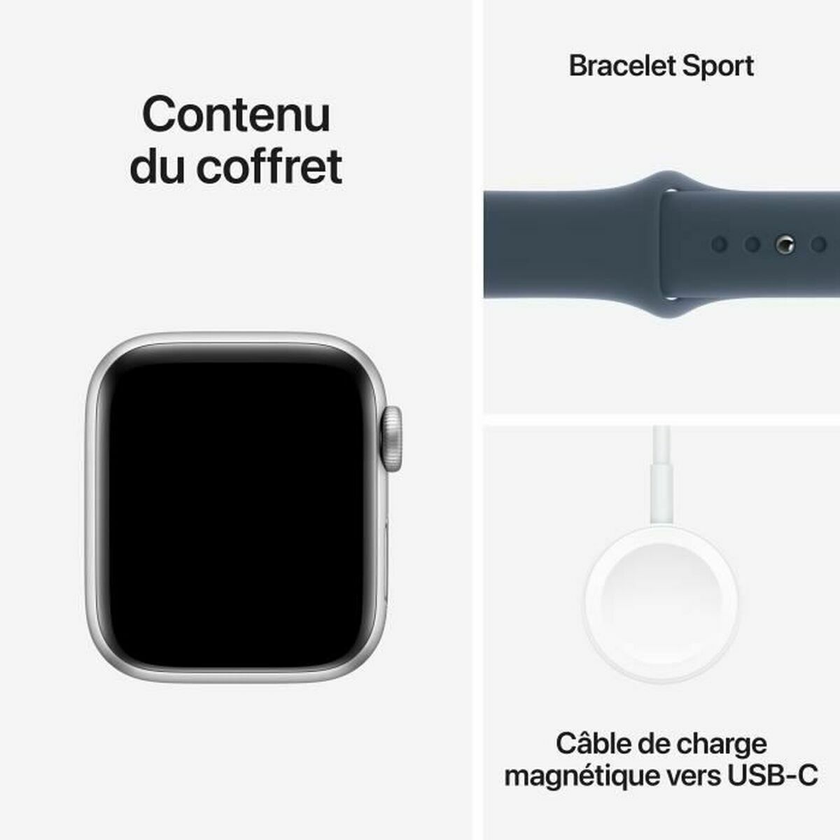 Afbeeldingen van Smartwatch Apple Watch SE (2a Gen) Blue Silver 40 mm