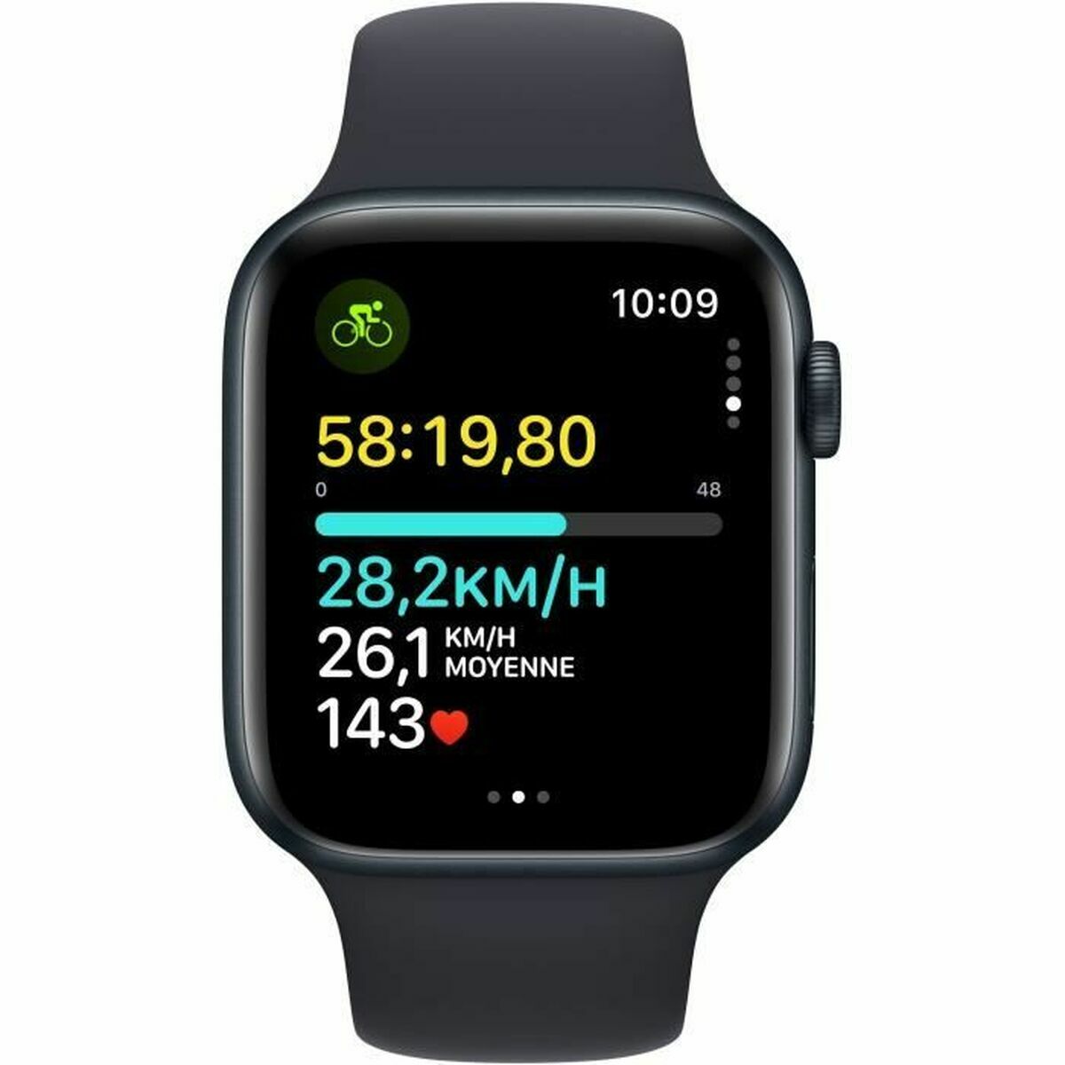 Smartwatch Apple Watch SE (2nd Gen) 2023 Black Ø 44 mm
